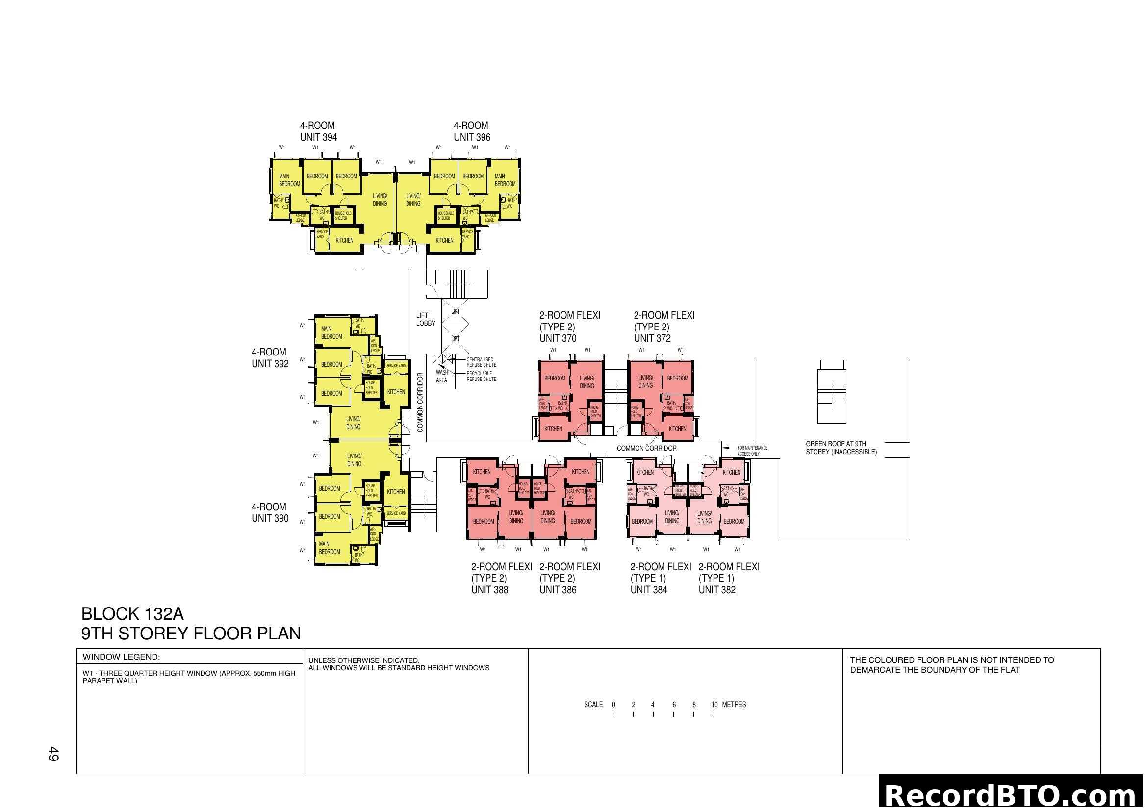 Block 132A 9th Storey Floor Plan