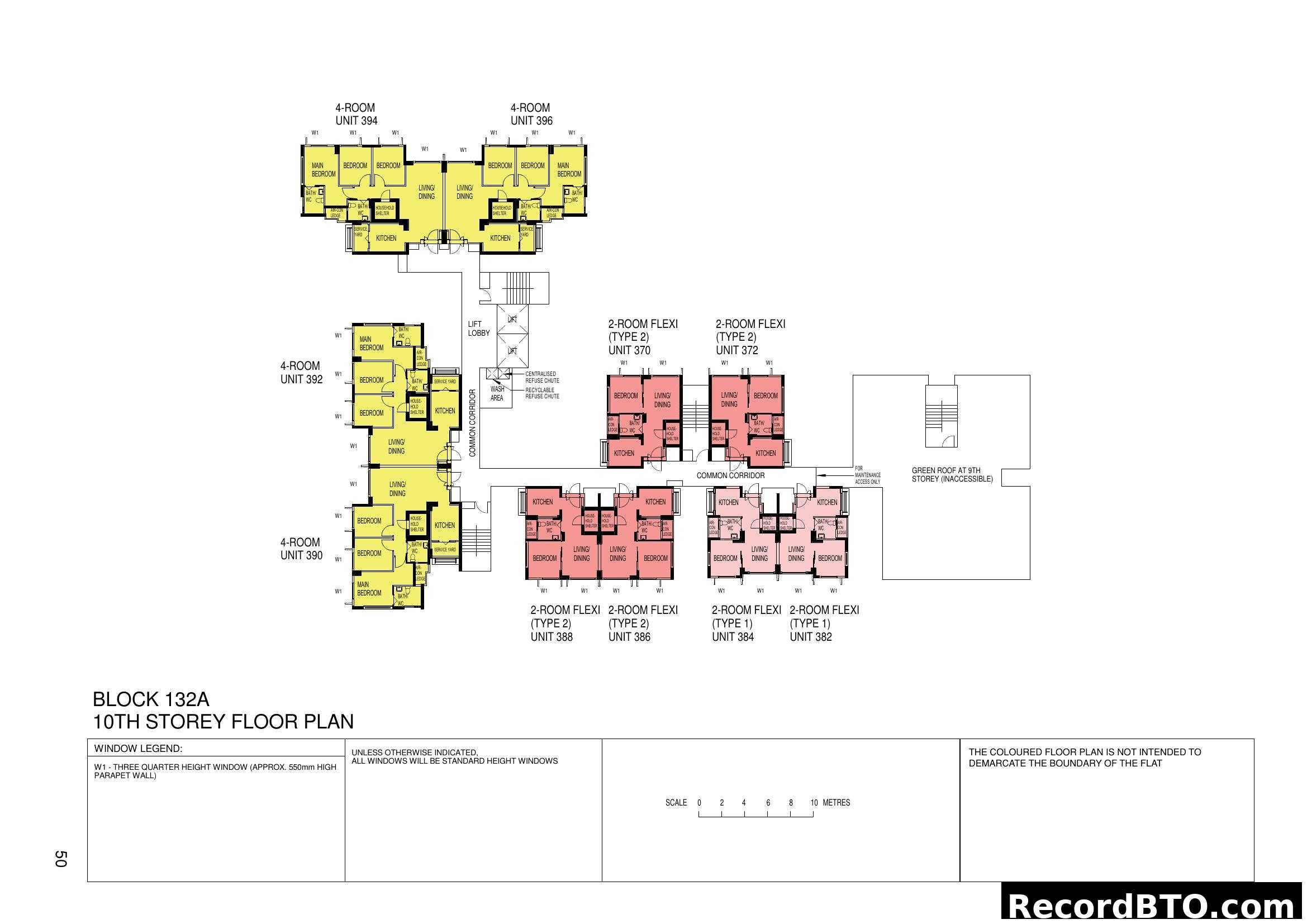 Block 132A 10th Storey Floor Plan