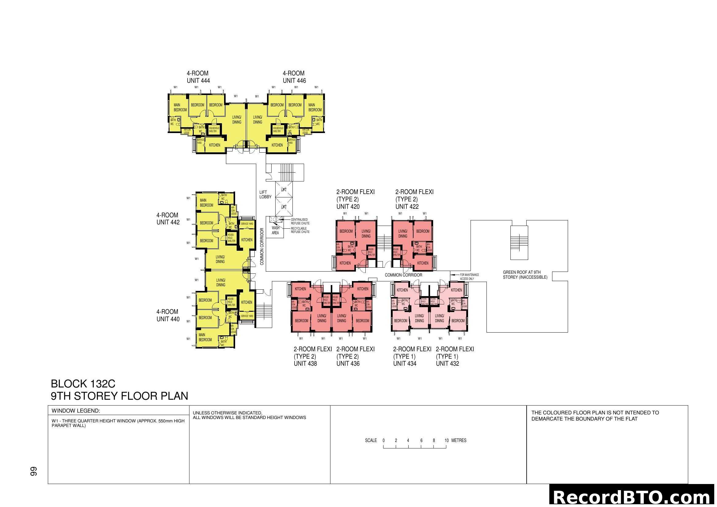 Block 132C 9th Storey Floor Plan