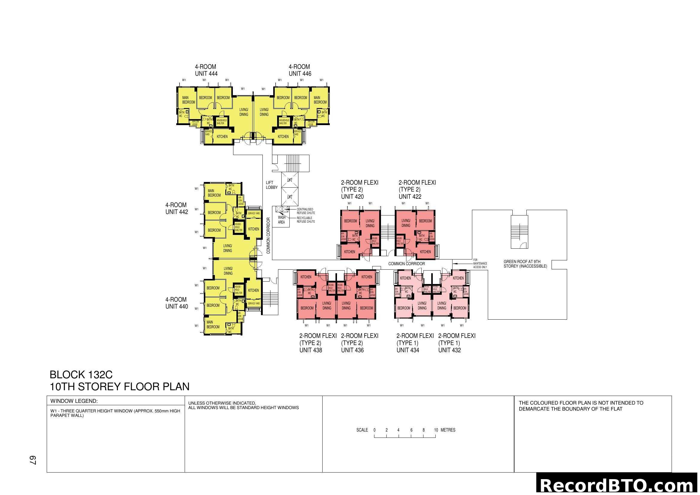Block 132C 10th Storey Floor Plan