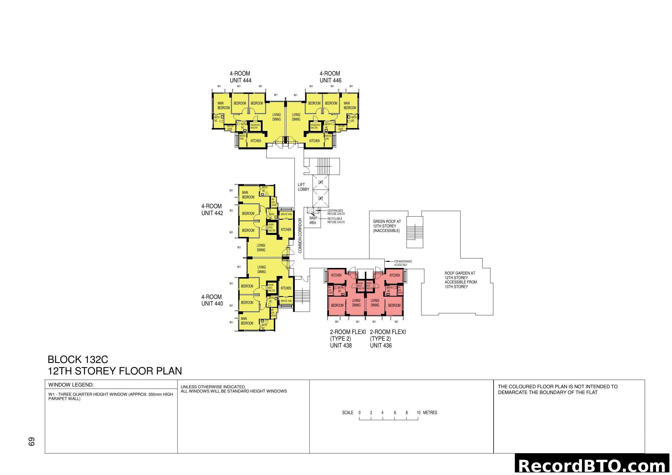 Block 132C 12th Storey Floor Plan