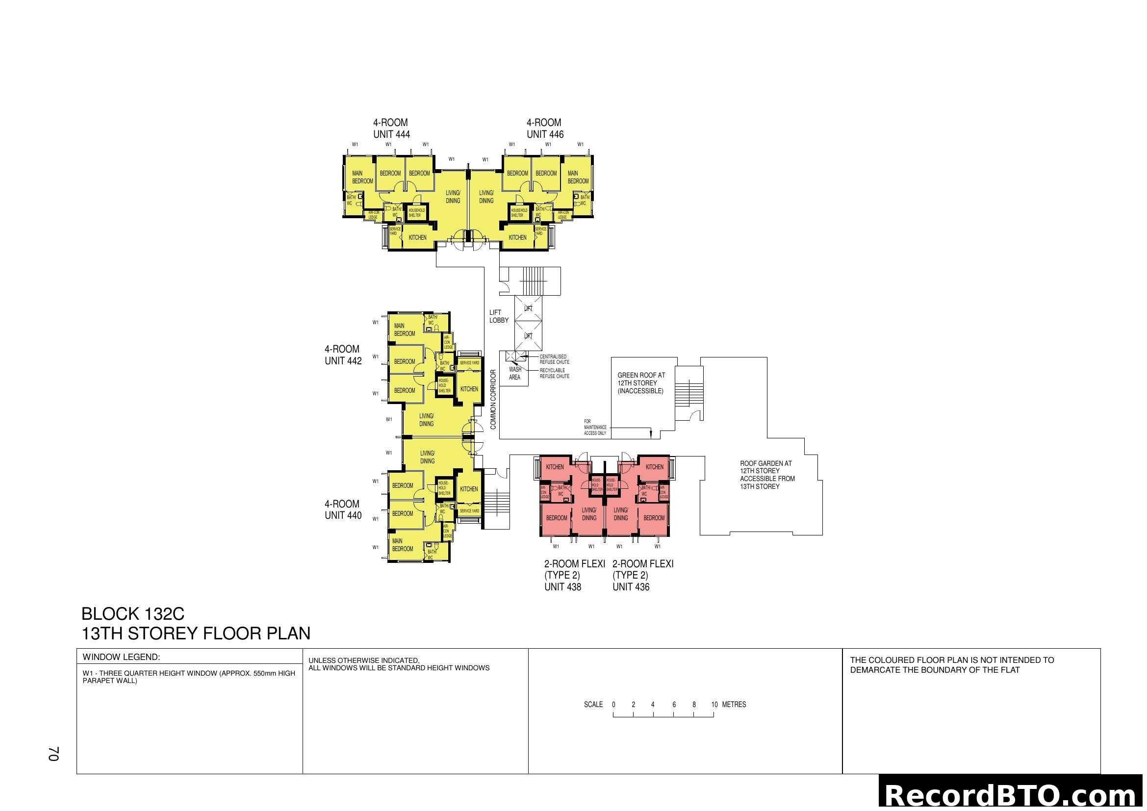 Block 132C 13th Storey Floor Plan