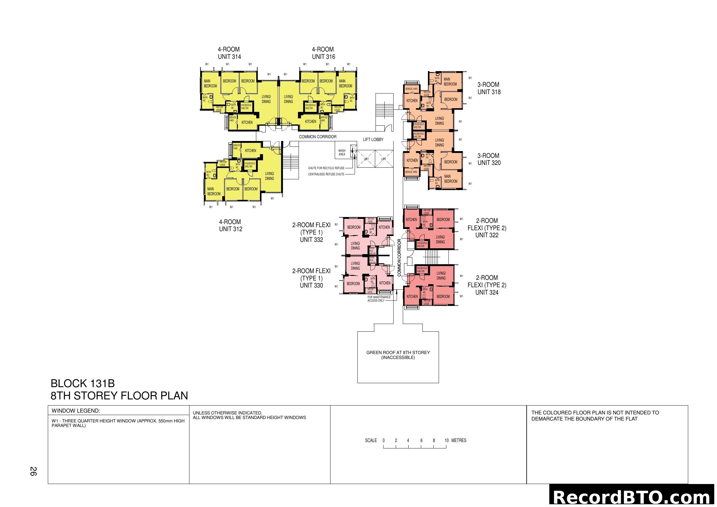 Block 131B 8th Storey Floor Plan