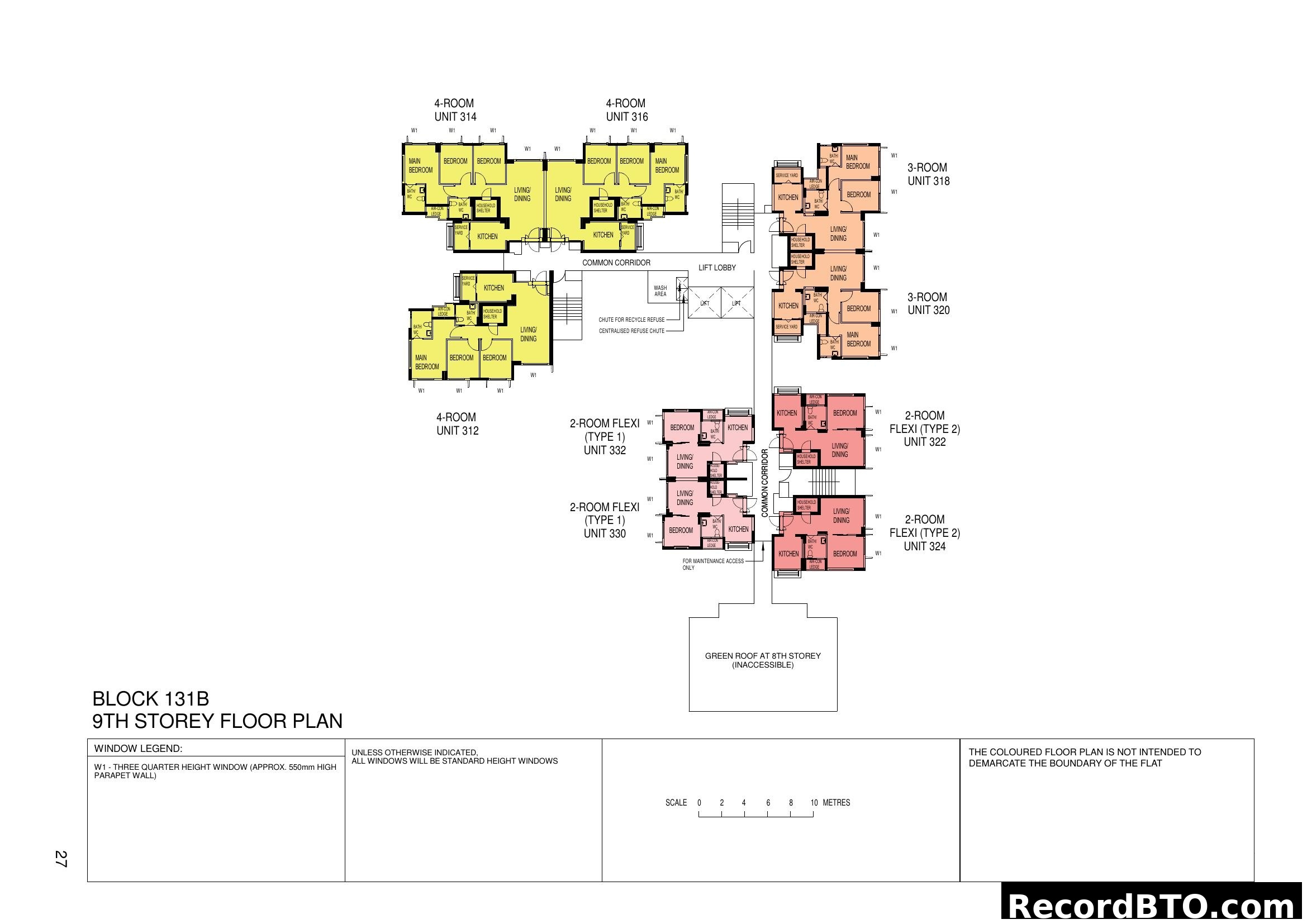 Block 131B 9th Storey Floor Plan
