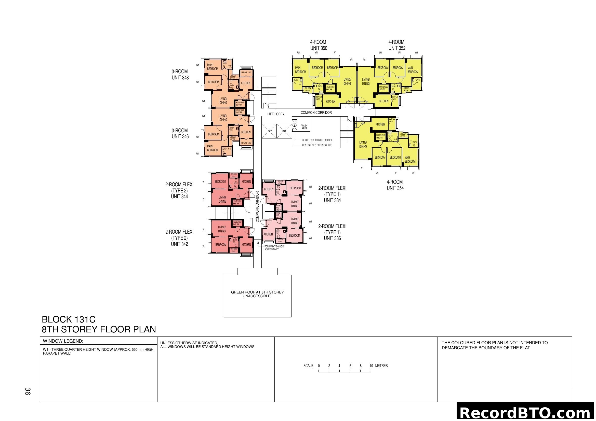 Block 131C 8th Storey Floor Plan