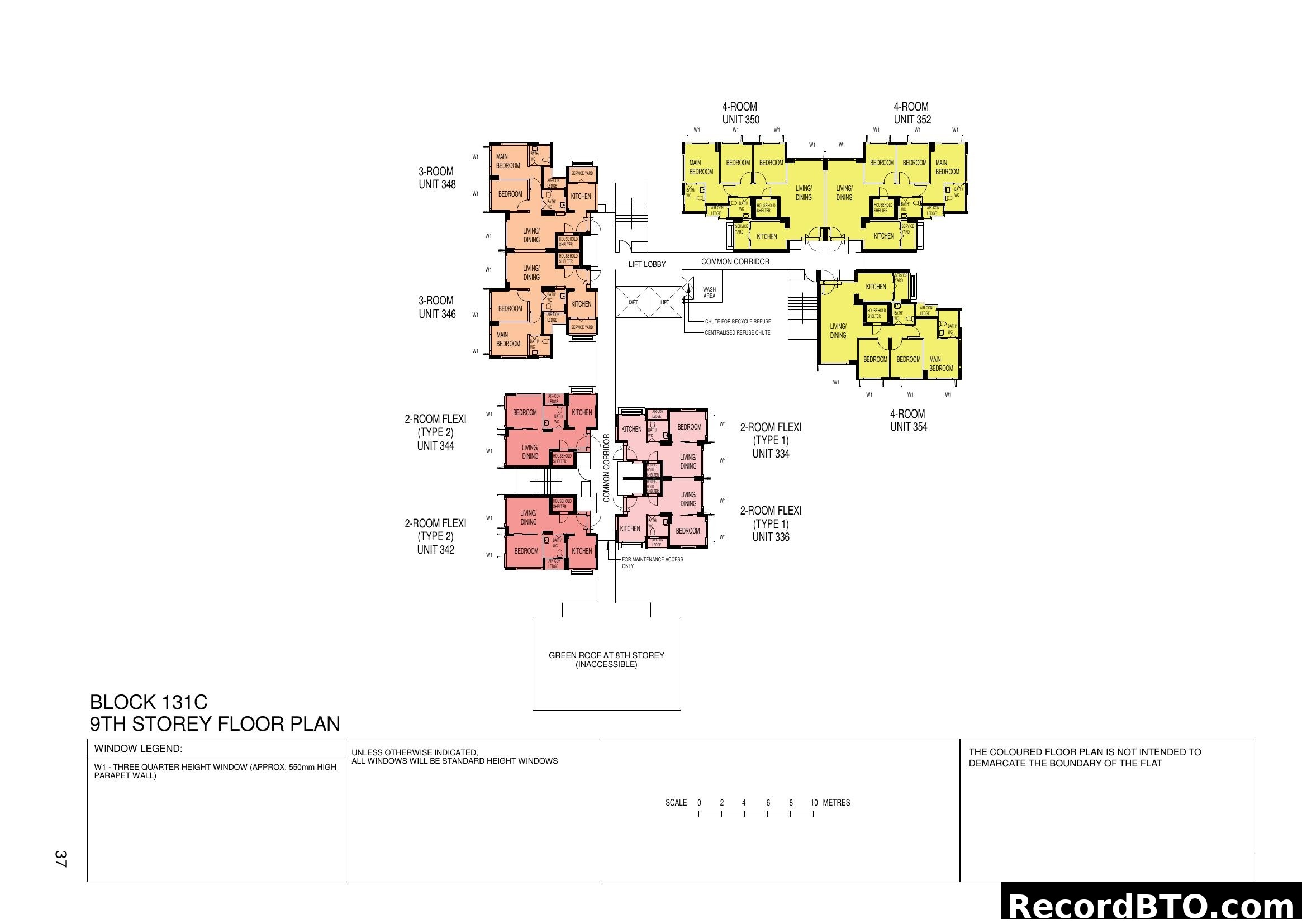 Block 131C 9th Storey Floor Plan