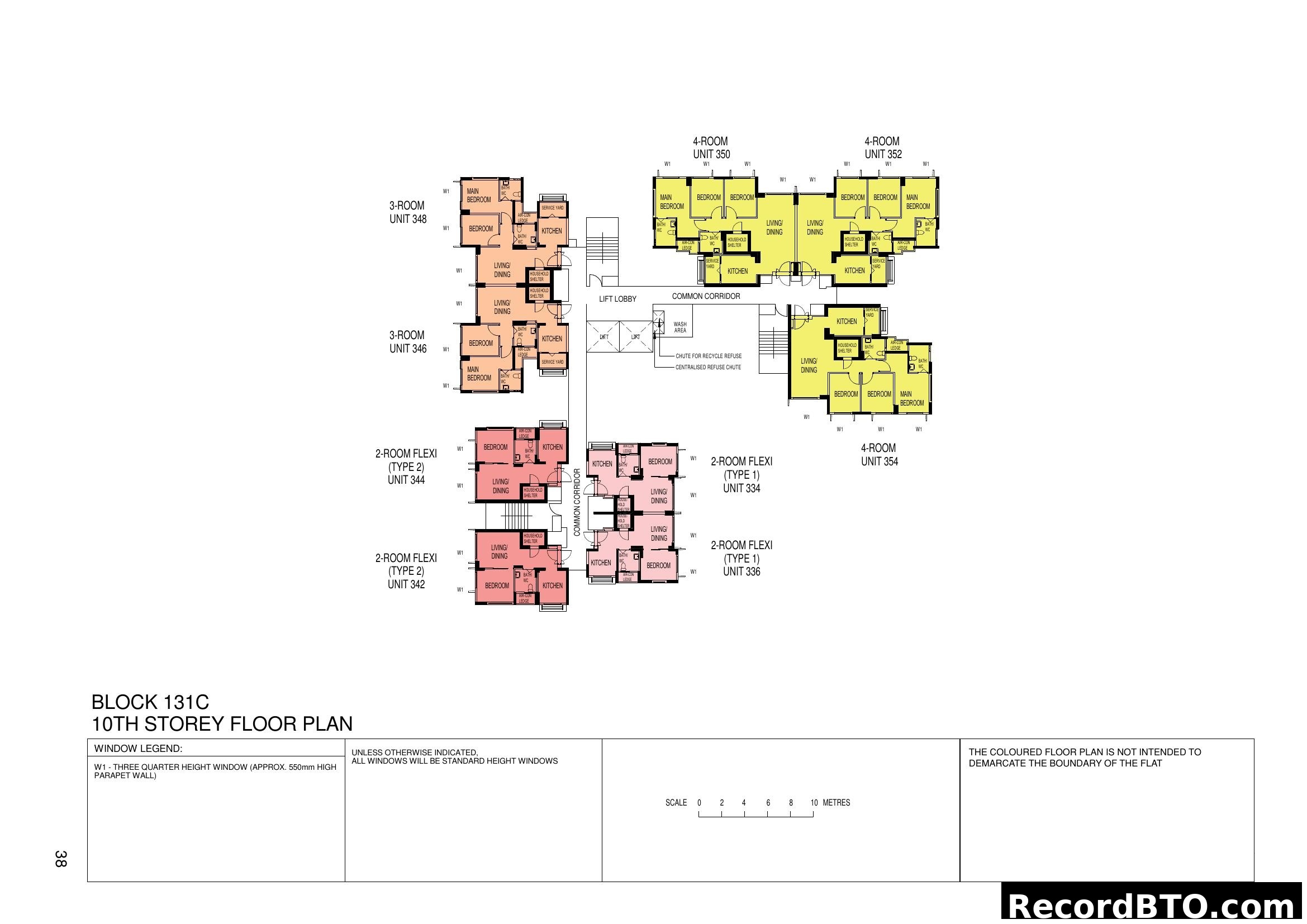 Block 131C 10th Storey Floor Plan