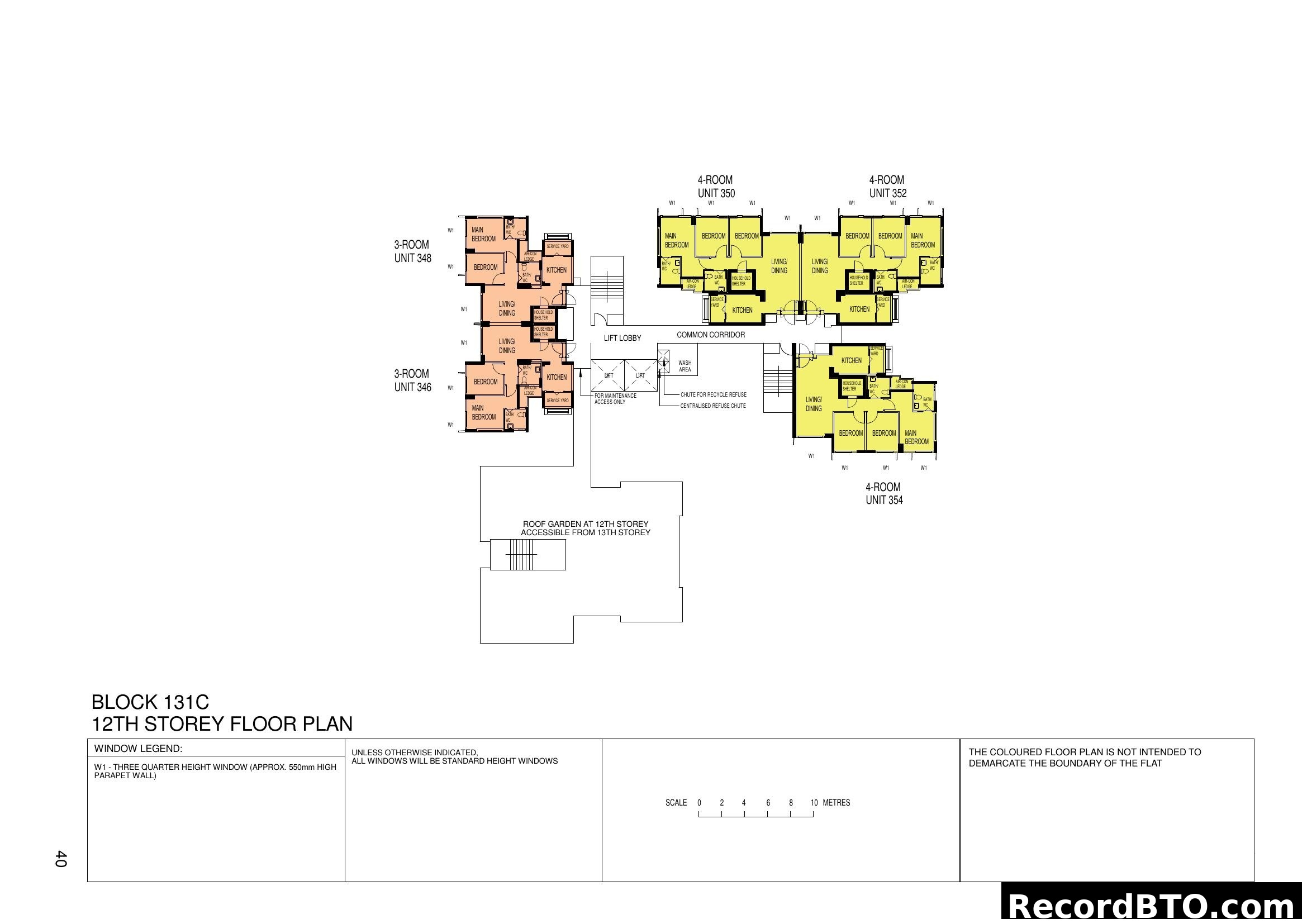 Block 131C 12th Storey Floor Plan