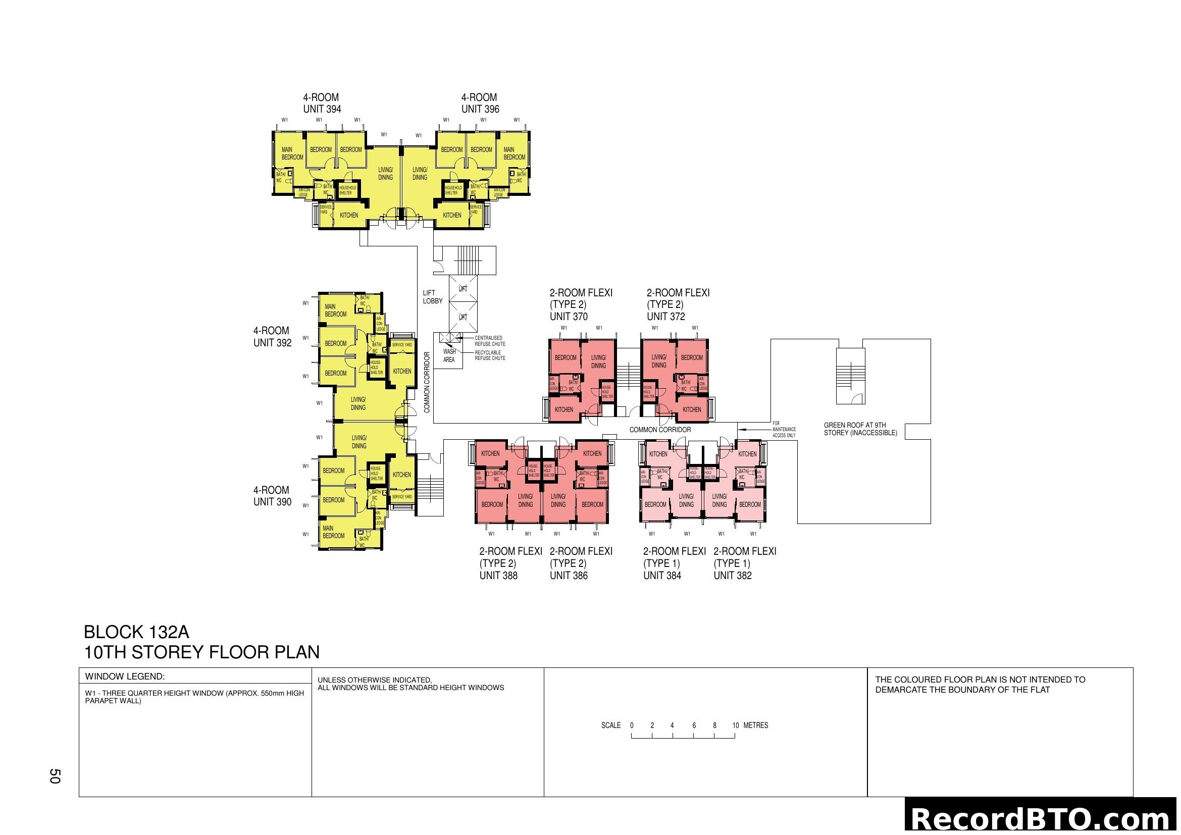 Block 132A 10th Storey Floor Plan
