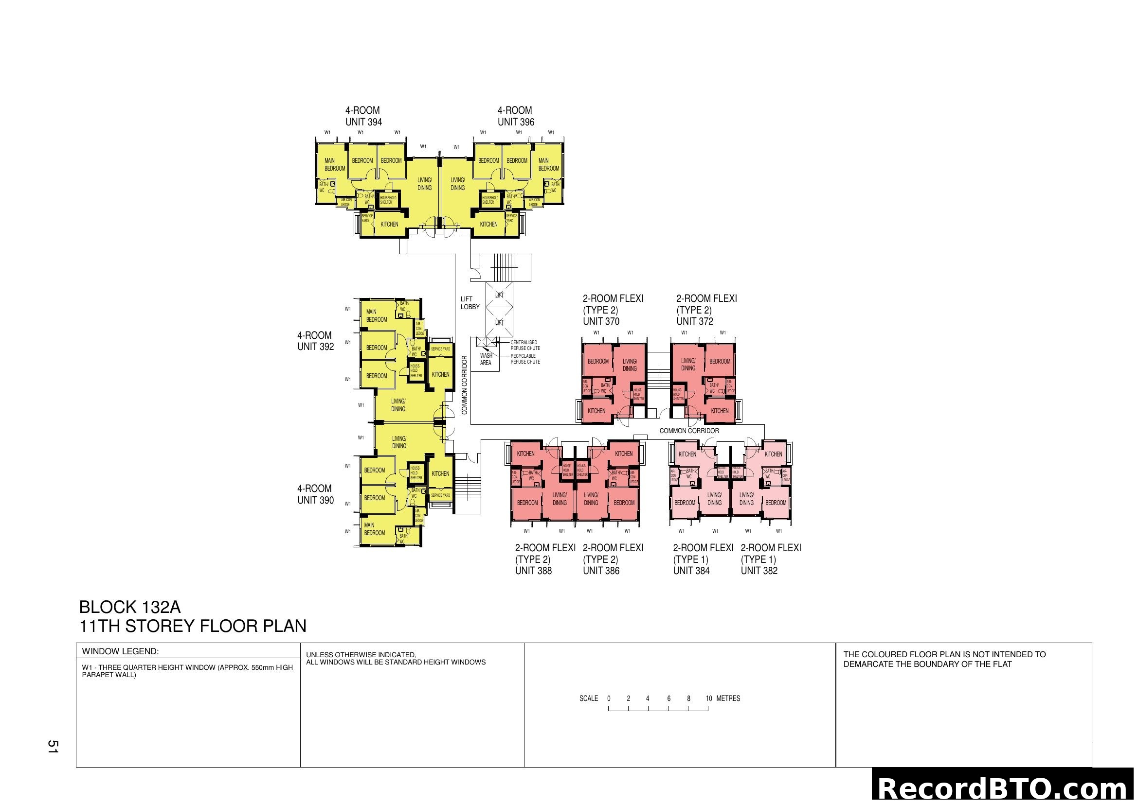 Block 132A 11th Storey Floor Plan