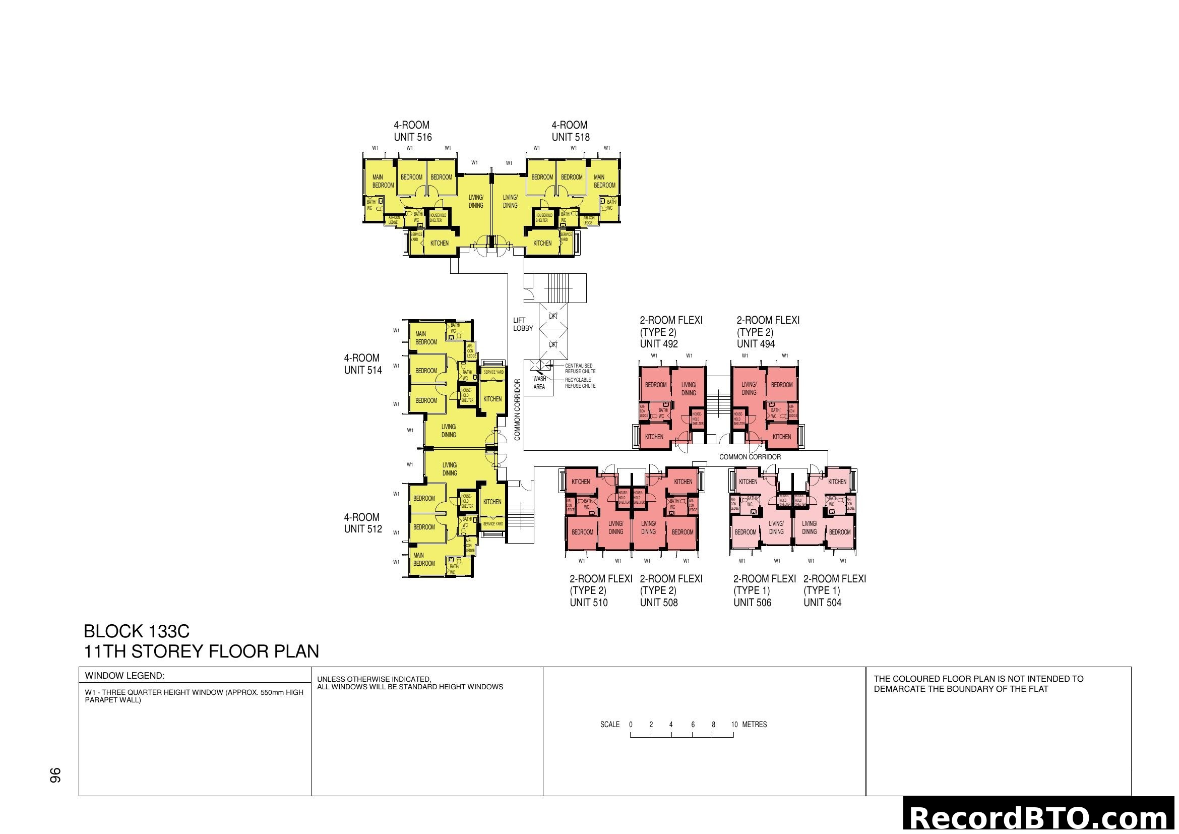 Block 133C 11th Storey Floor Plan