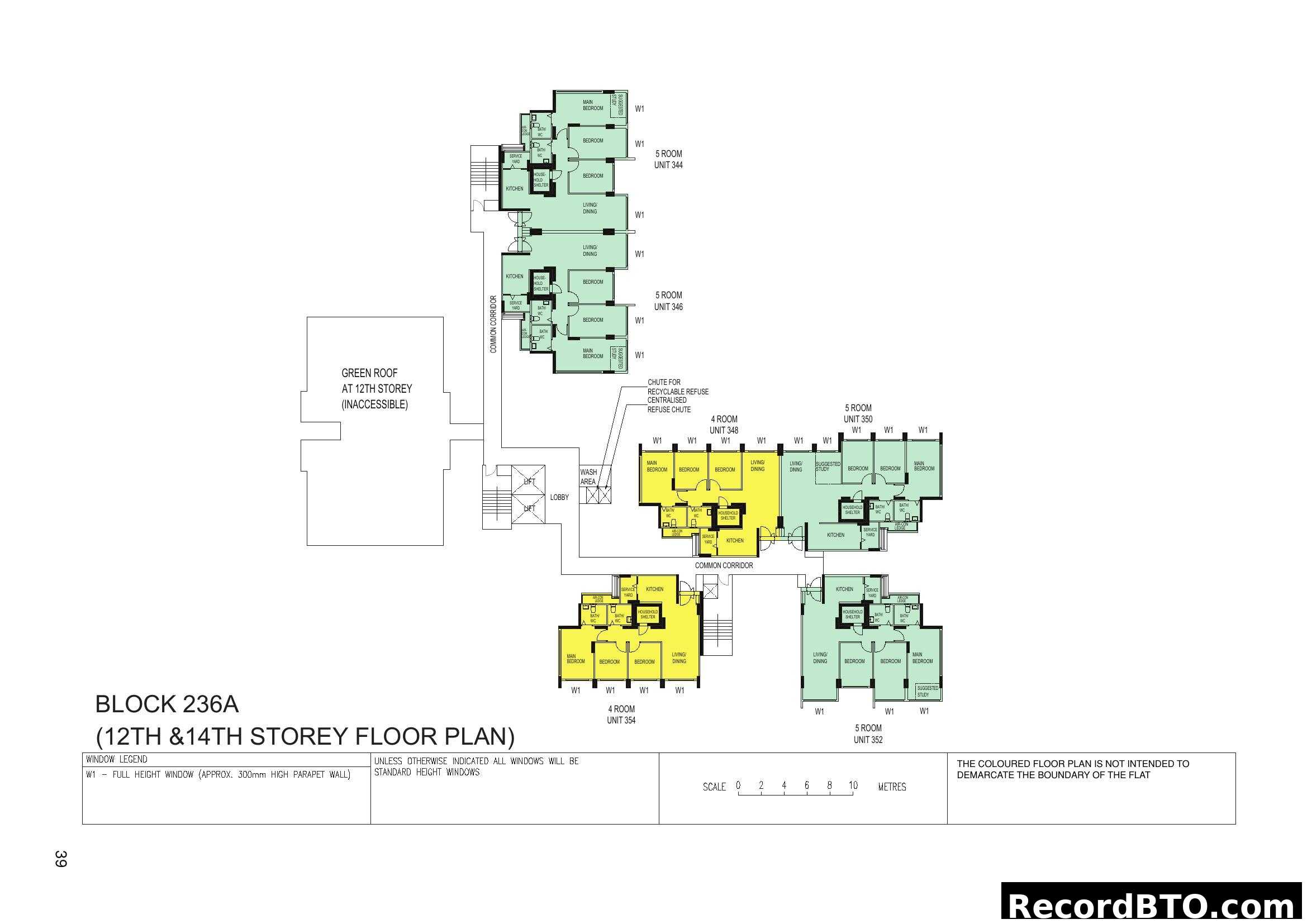 Block 236A 12th & 14th Storey Floor Plan