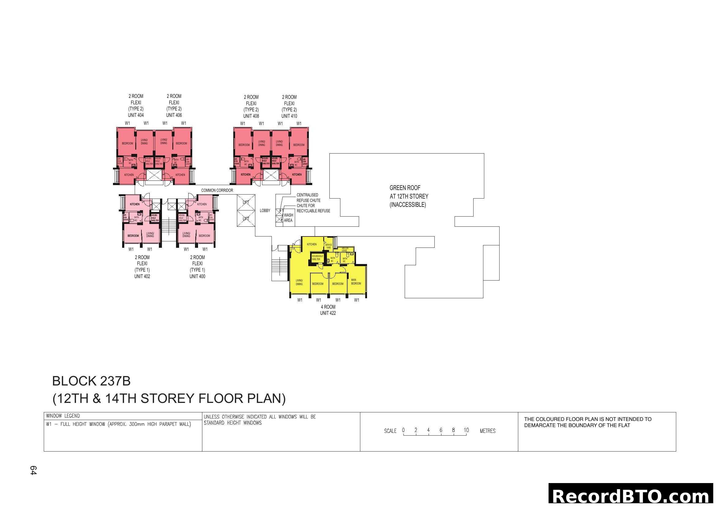Block 237B (12th & 14th Storey Floor Plan)