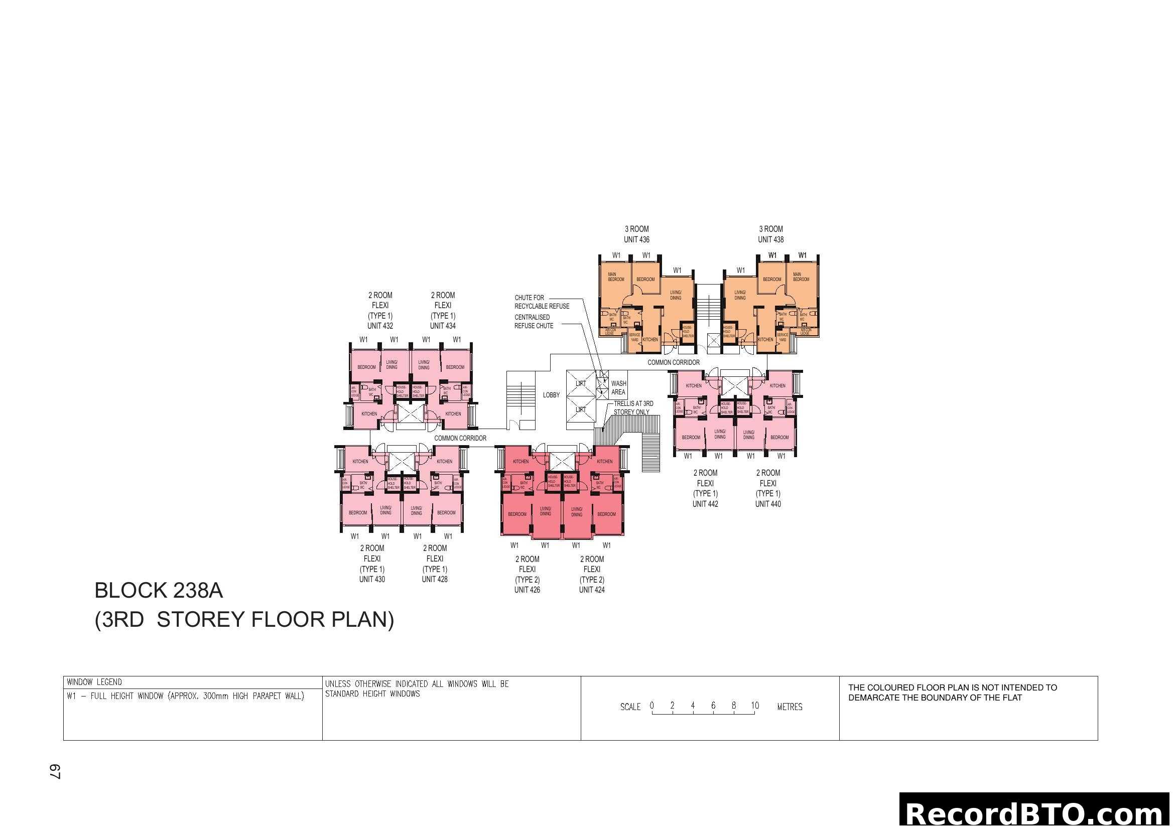 Block 238A (3rd Storey Floor Plan)