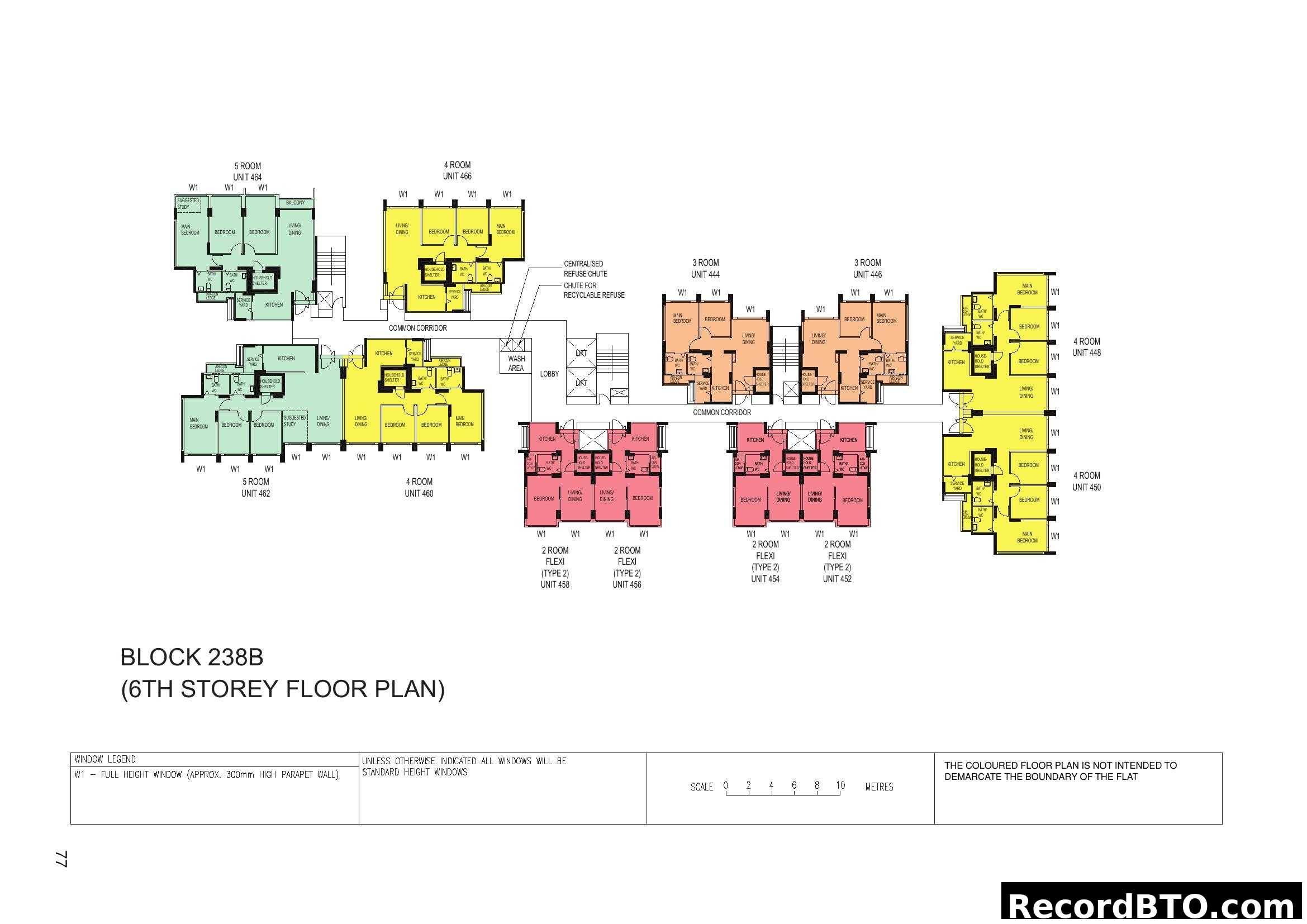 Block 238B (6th Storey Floor Plan)