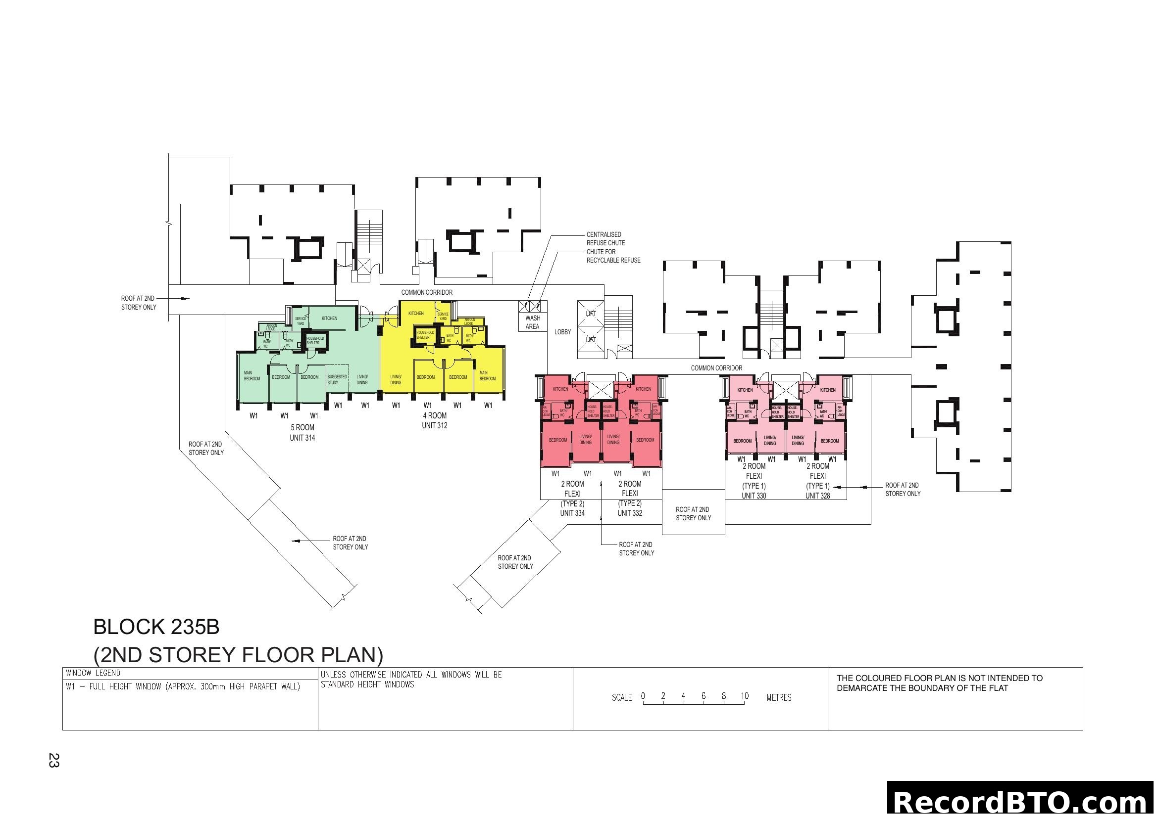 Block 235B (2nd Storey Floor Plan)