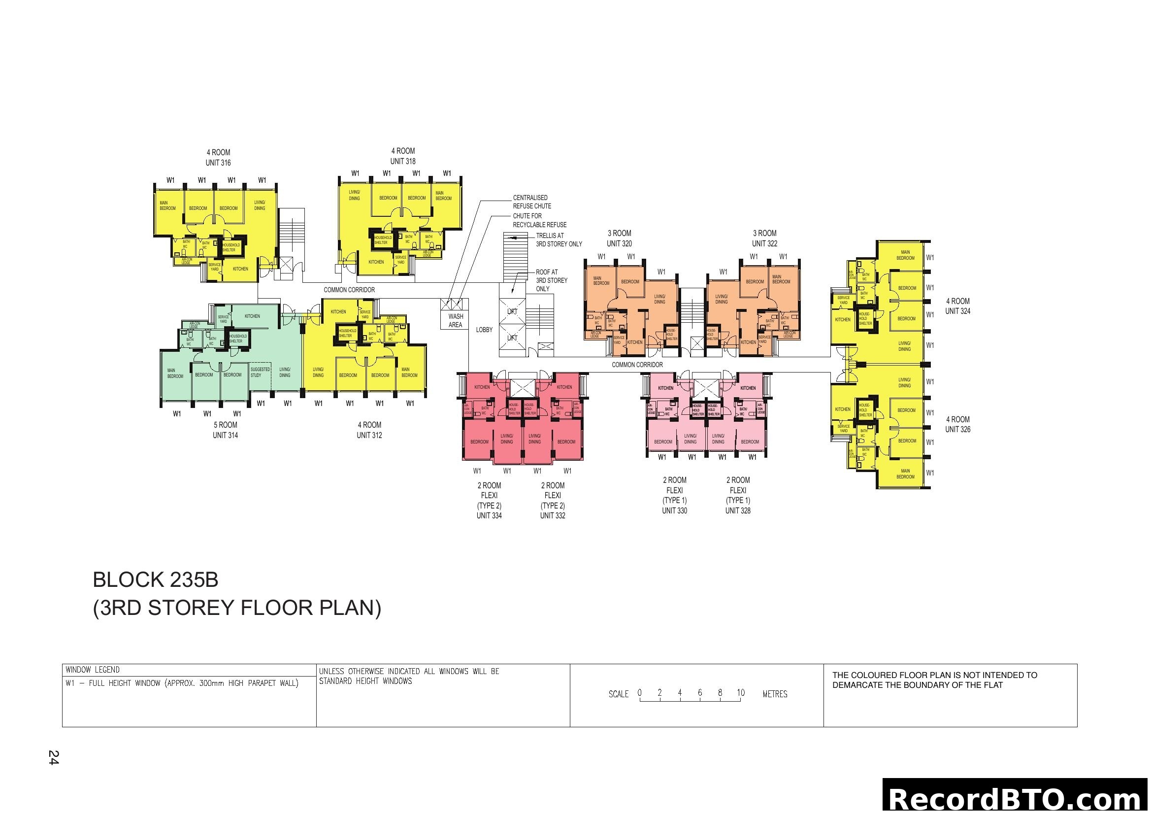 Block 235B, 3rd Storey Floor Plan