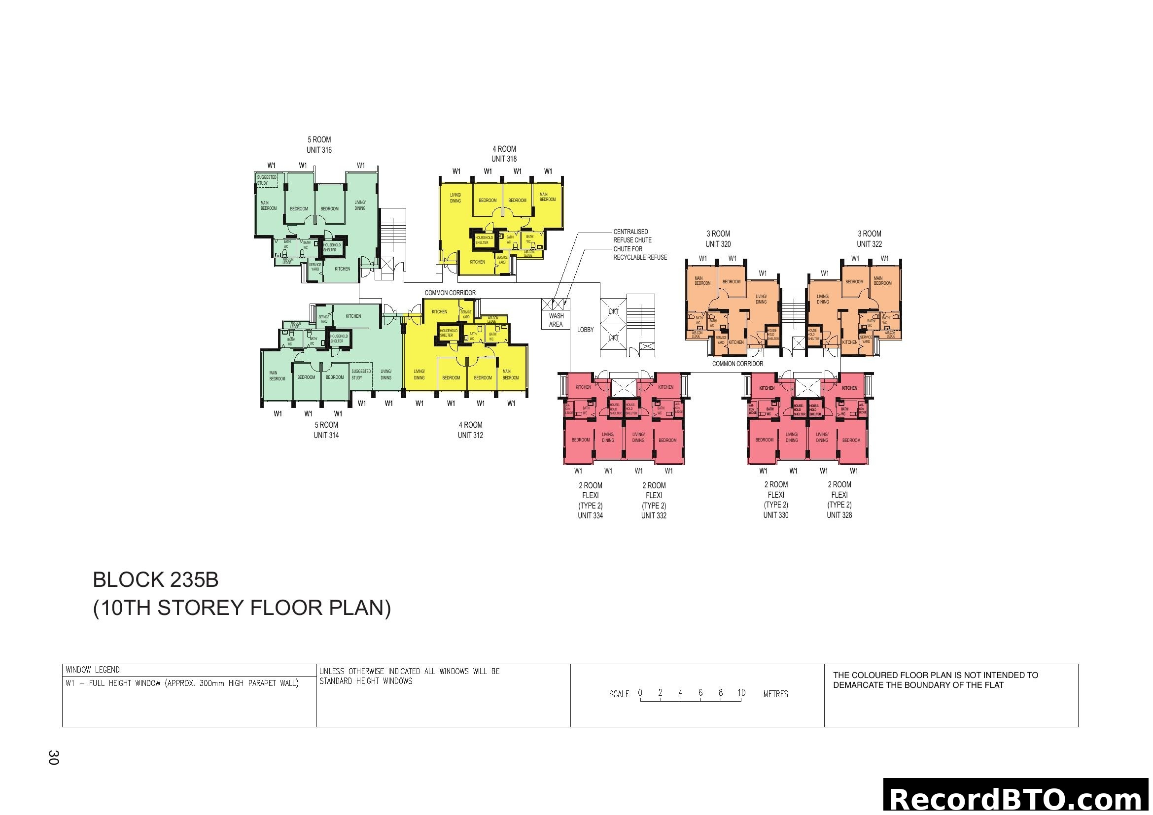 Block 235B 10th Storey Floor Plan