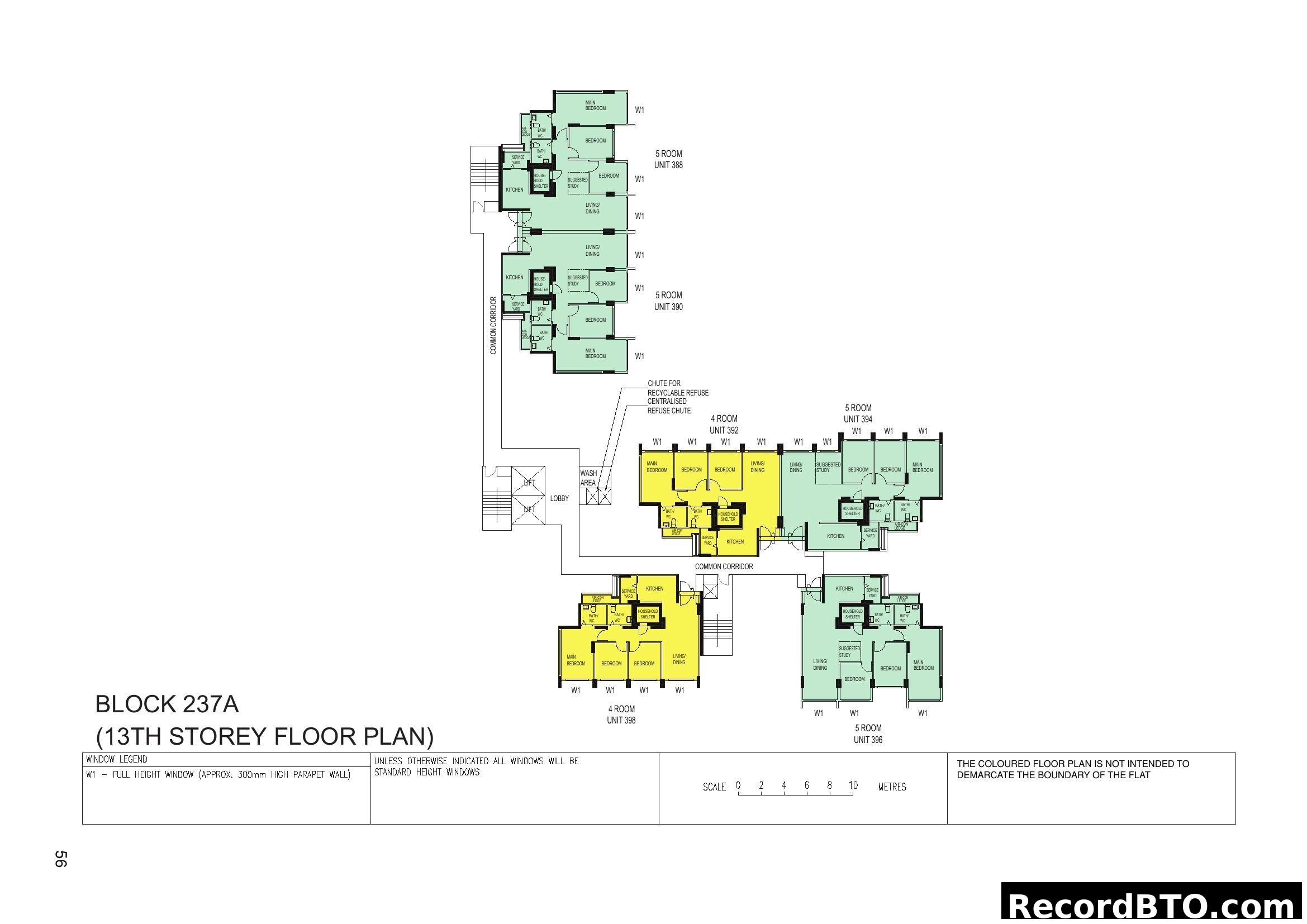 Block 237A - 13th Storey Floor Plan