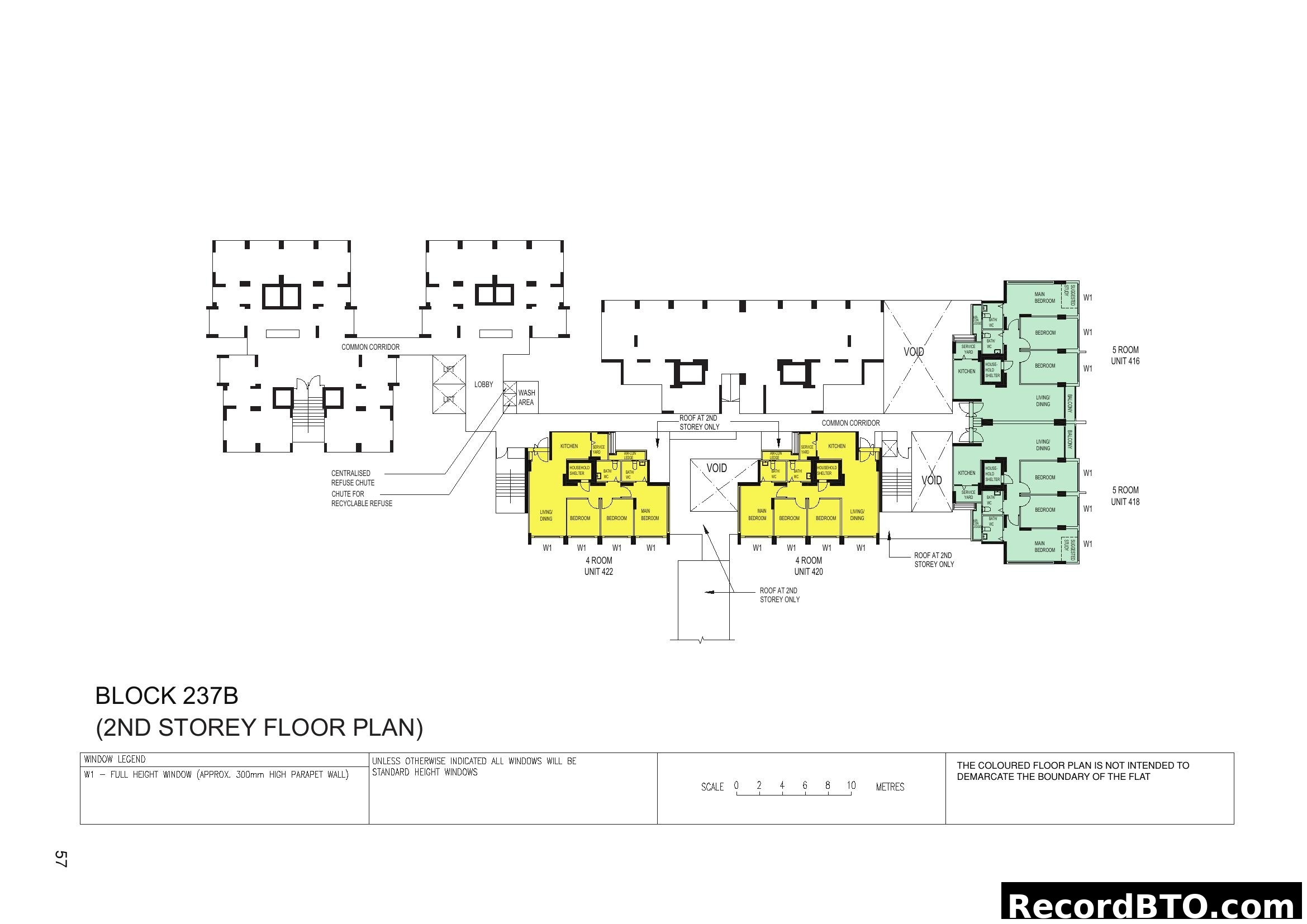 Block 237B, 2nd Storey Floor Plan