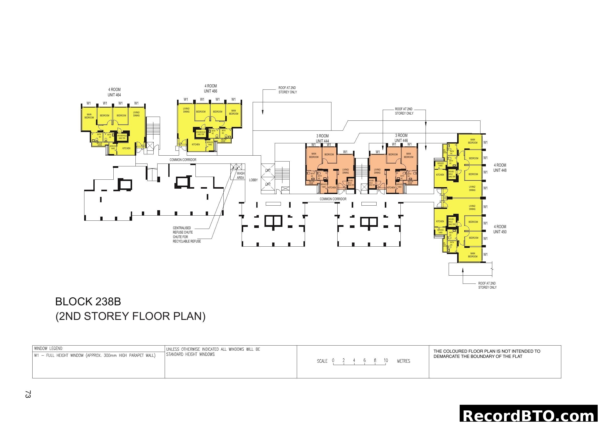 Block 238B 2nd Storey Floor Plan