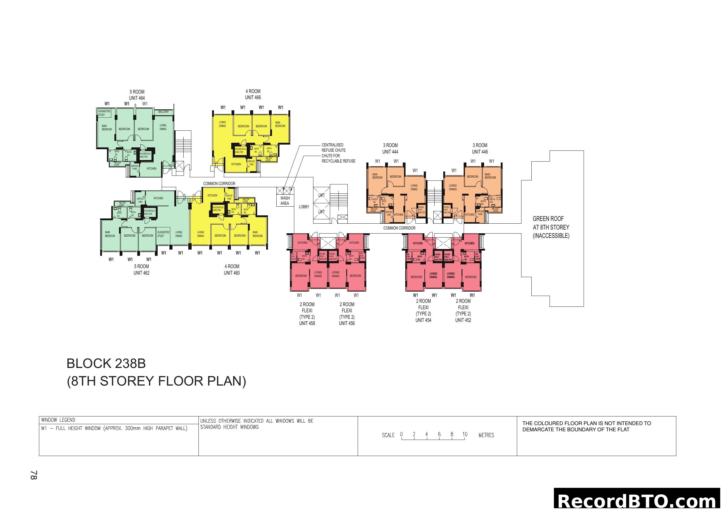 Block 238B - 8th Storey Floor Plan