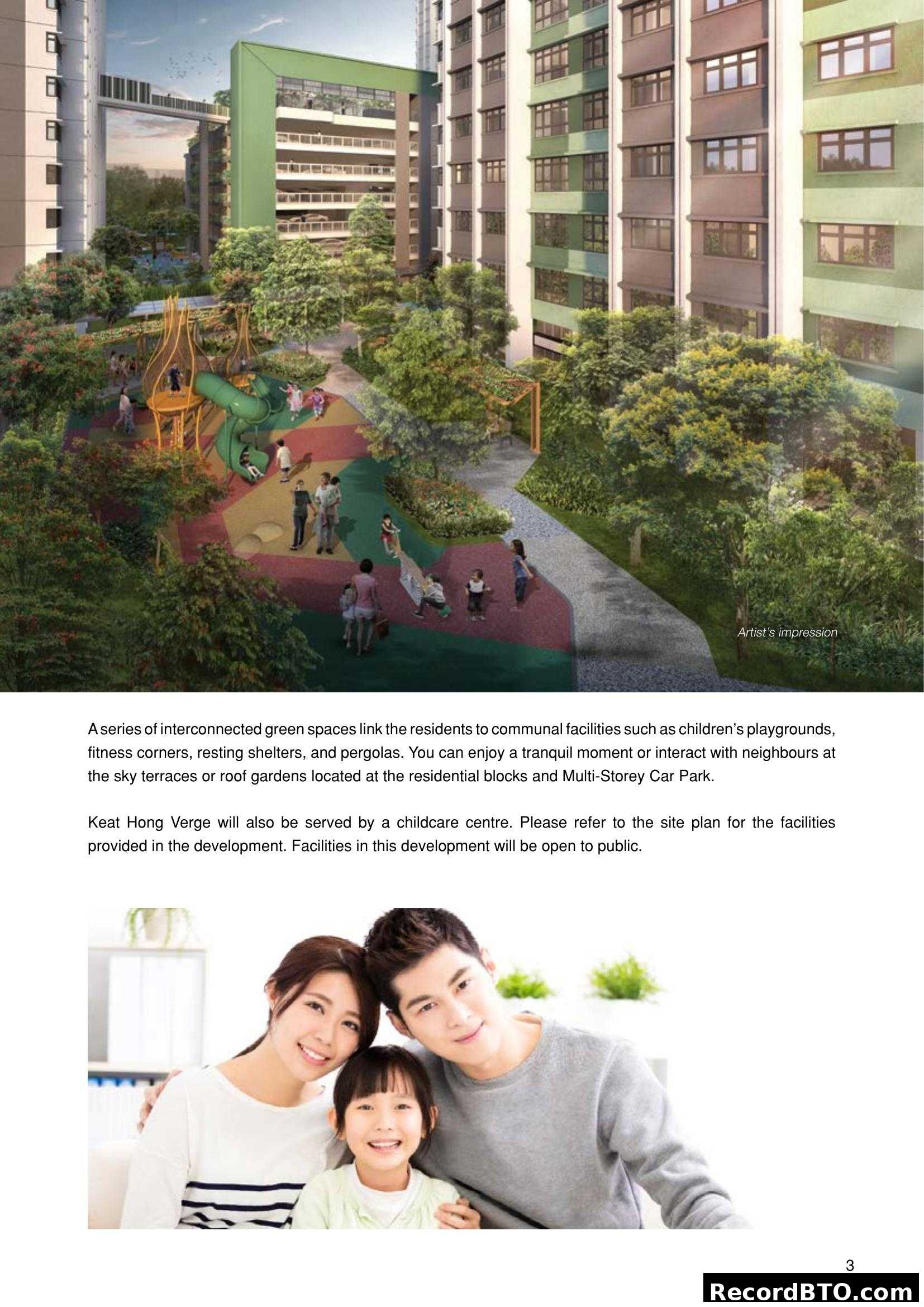 Keat Hong Verge Communal Spaces and Facilities