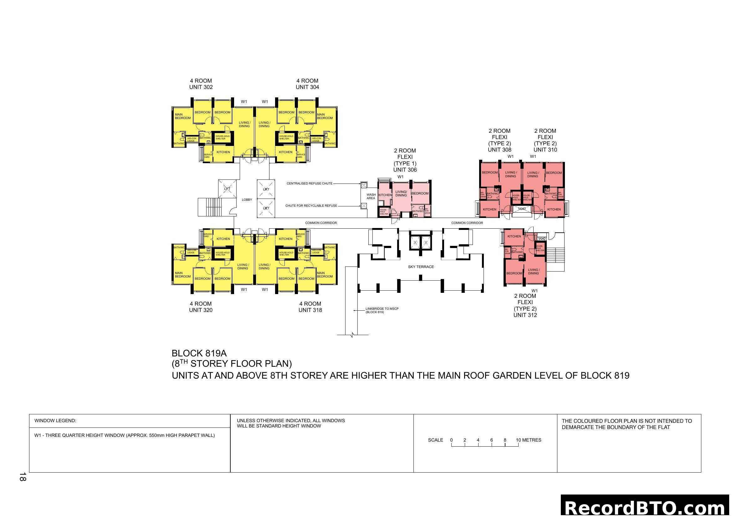 Block 819A 8th Storey Floor Plan