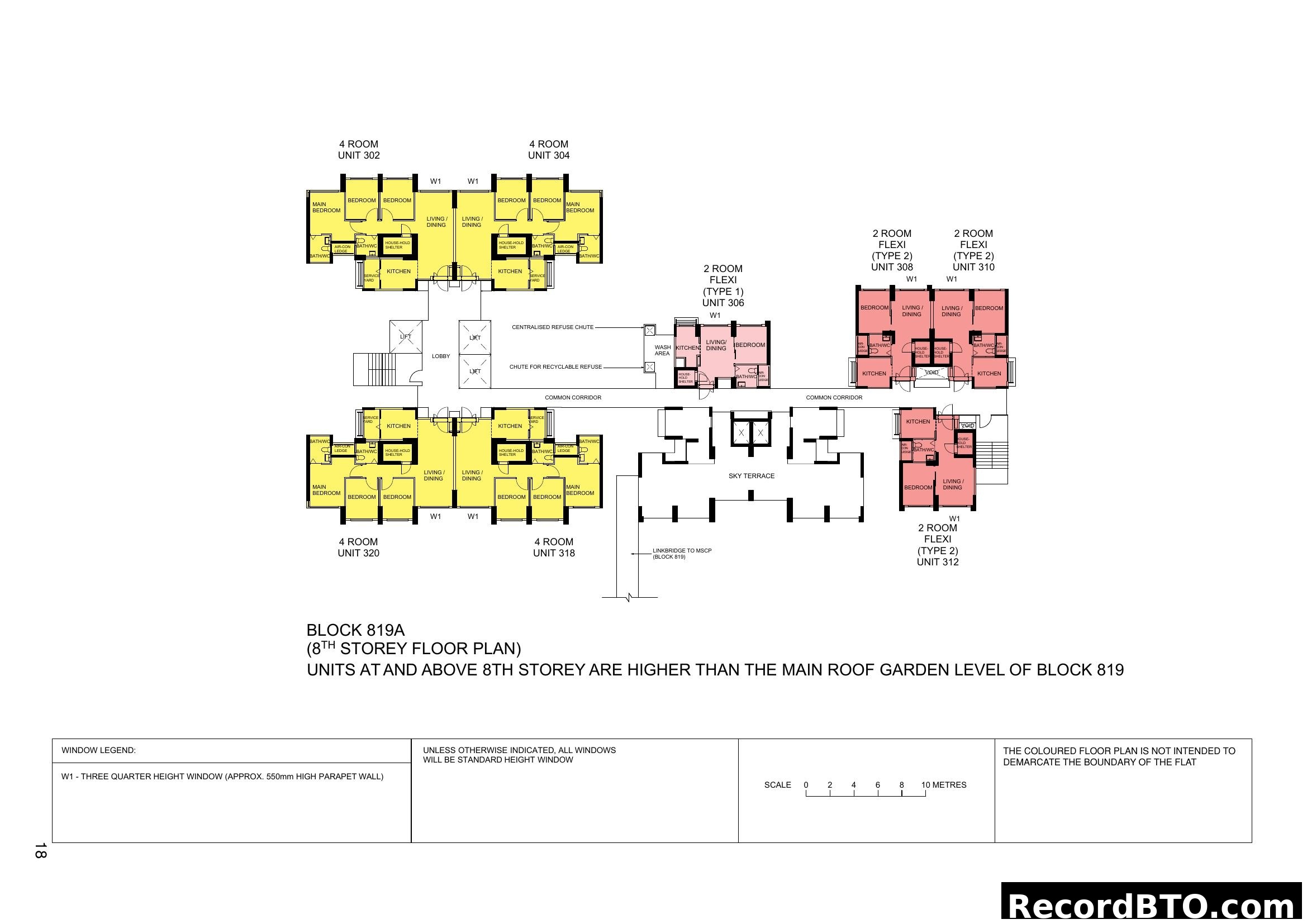 Block 819A 8th Storey Floor Plan