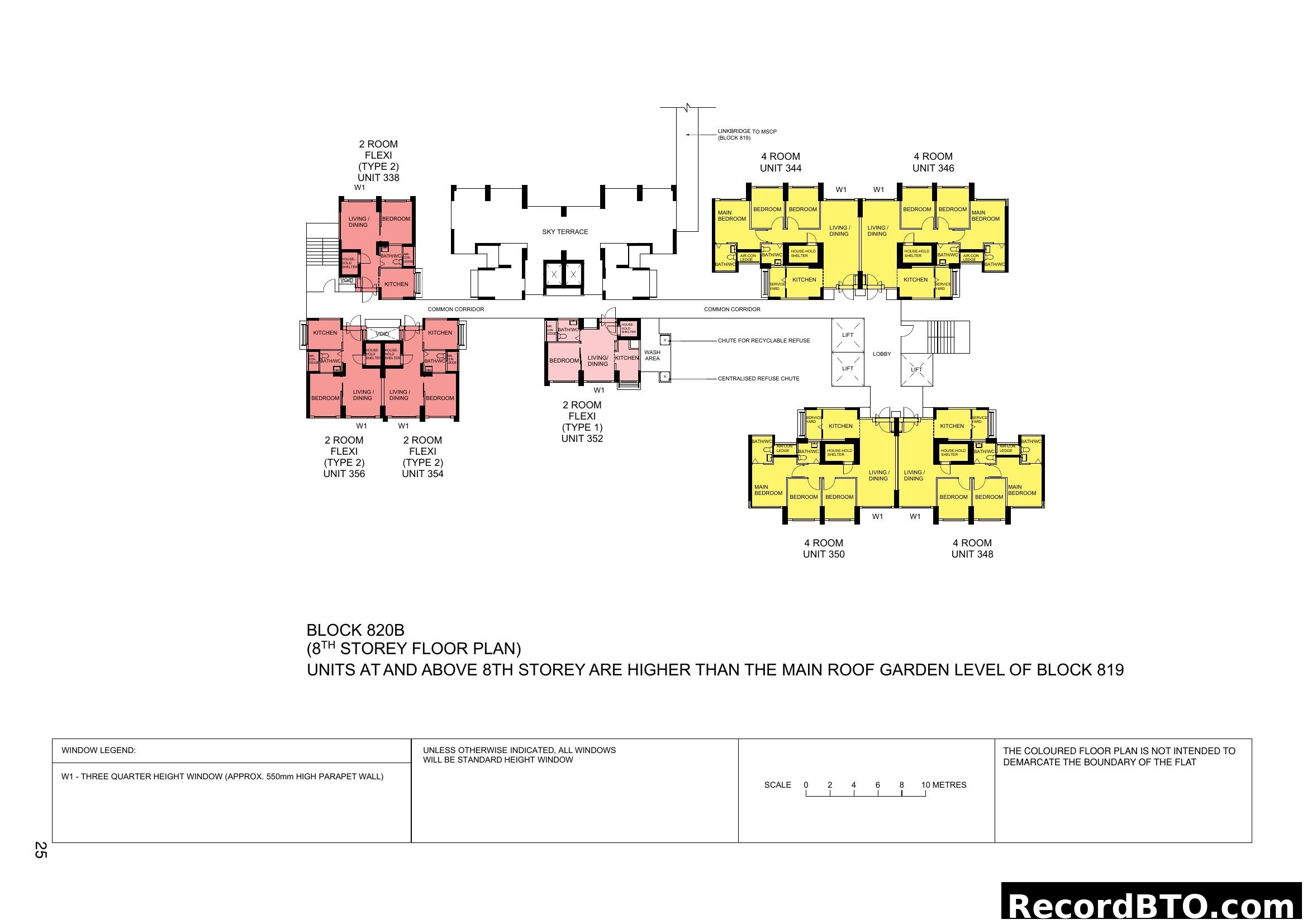 Block 820B 8th Storey Floor Plan
