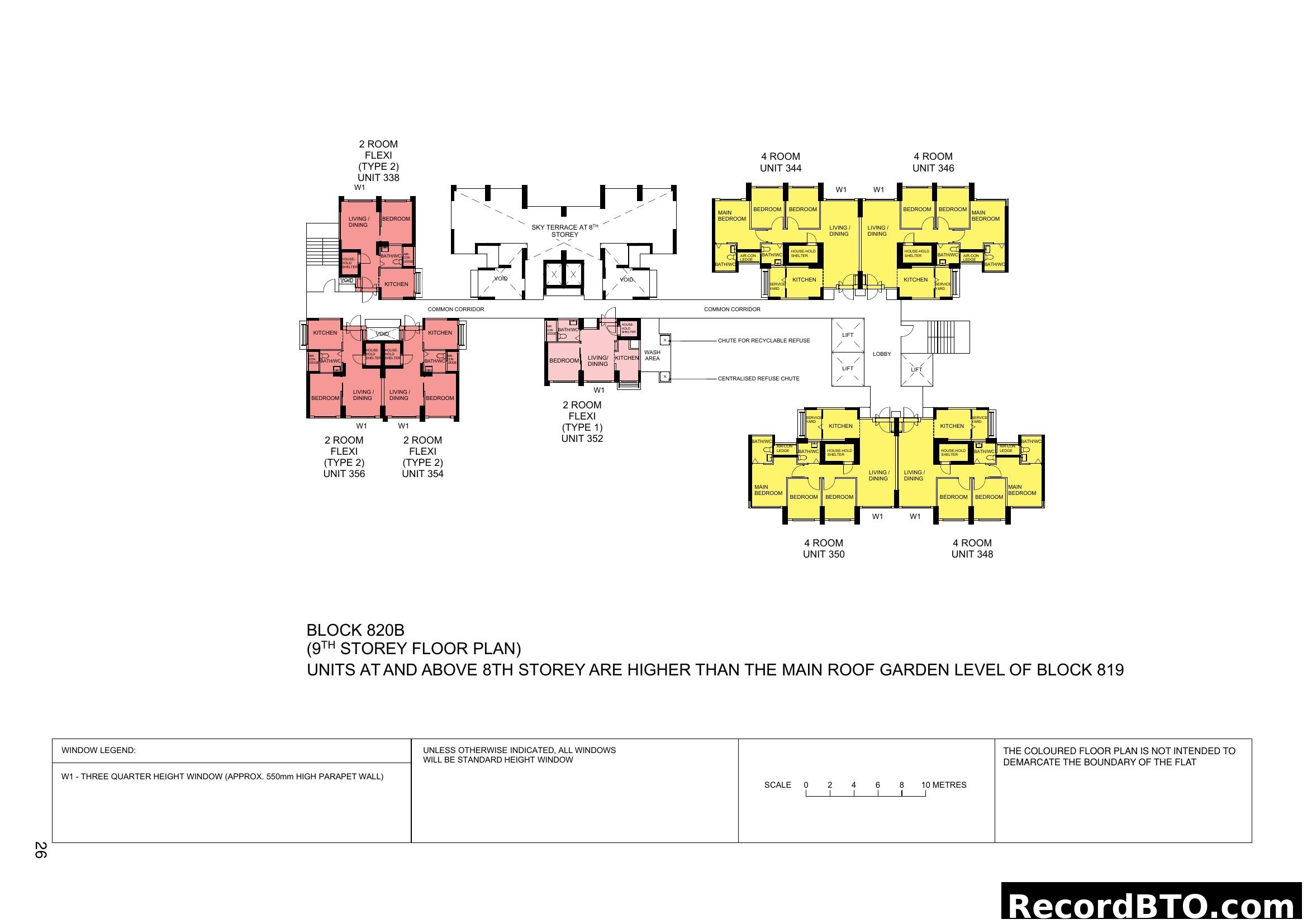 Block 820B (9th Storey Floor Plan)