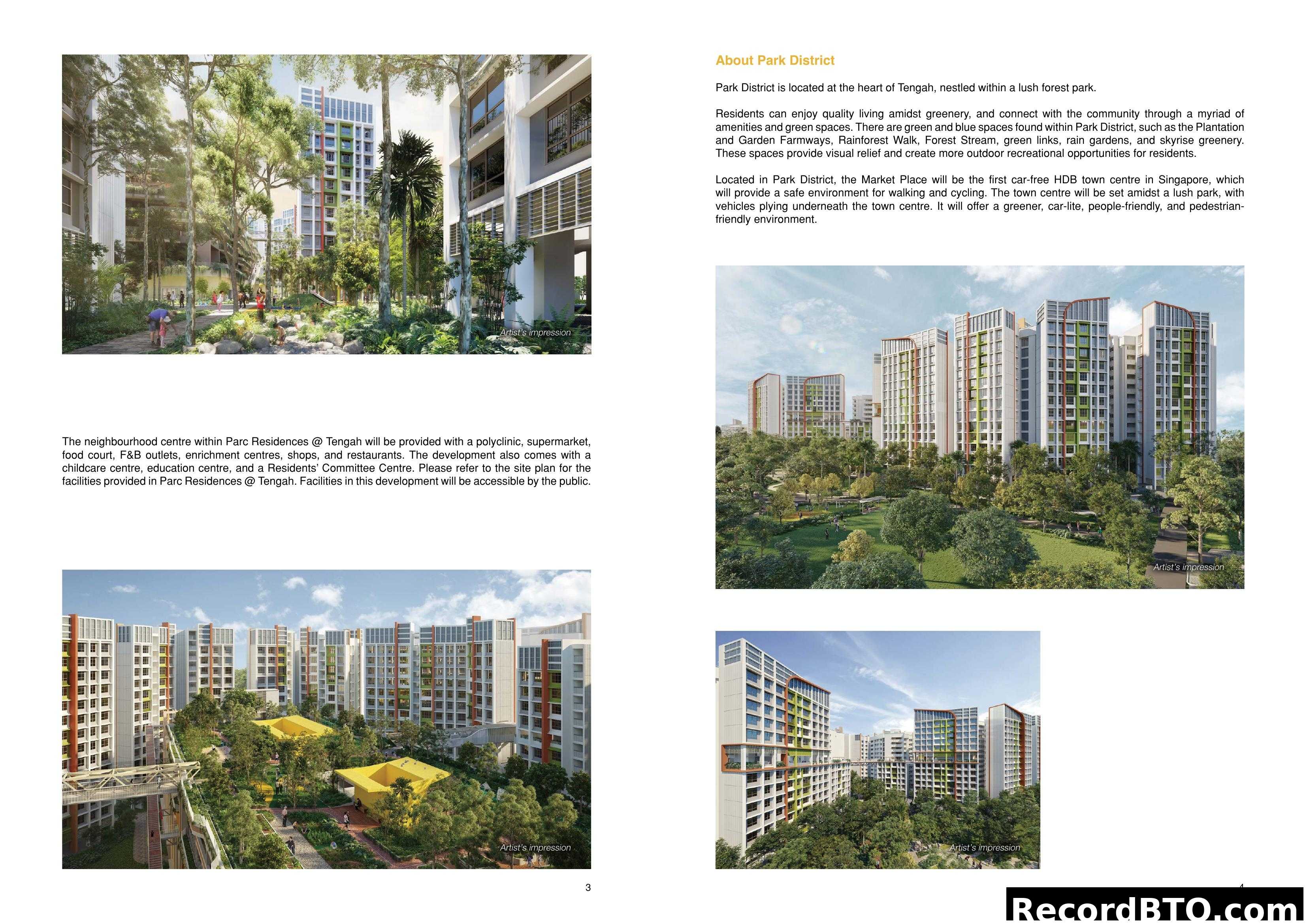 Tengah Park District Green Living & Amenities Overview