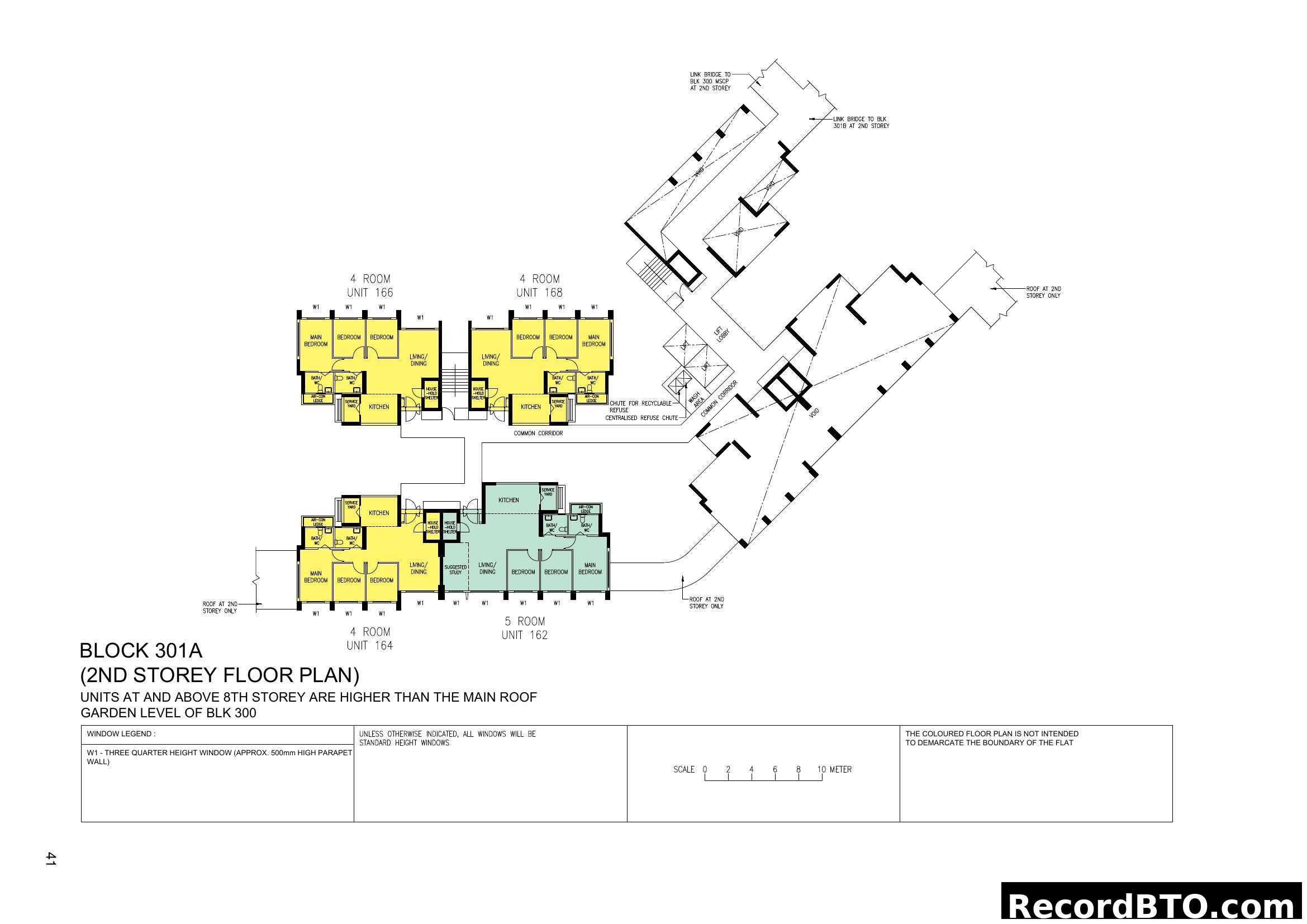 Block 301A 2nd Storey Floor Plan