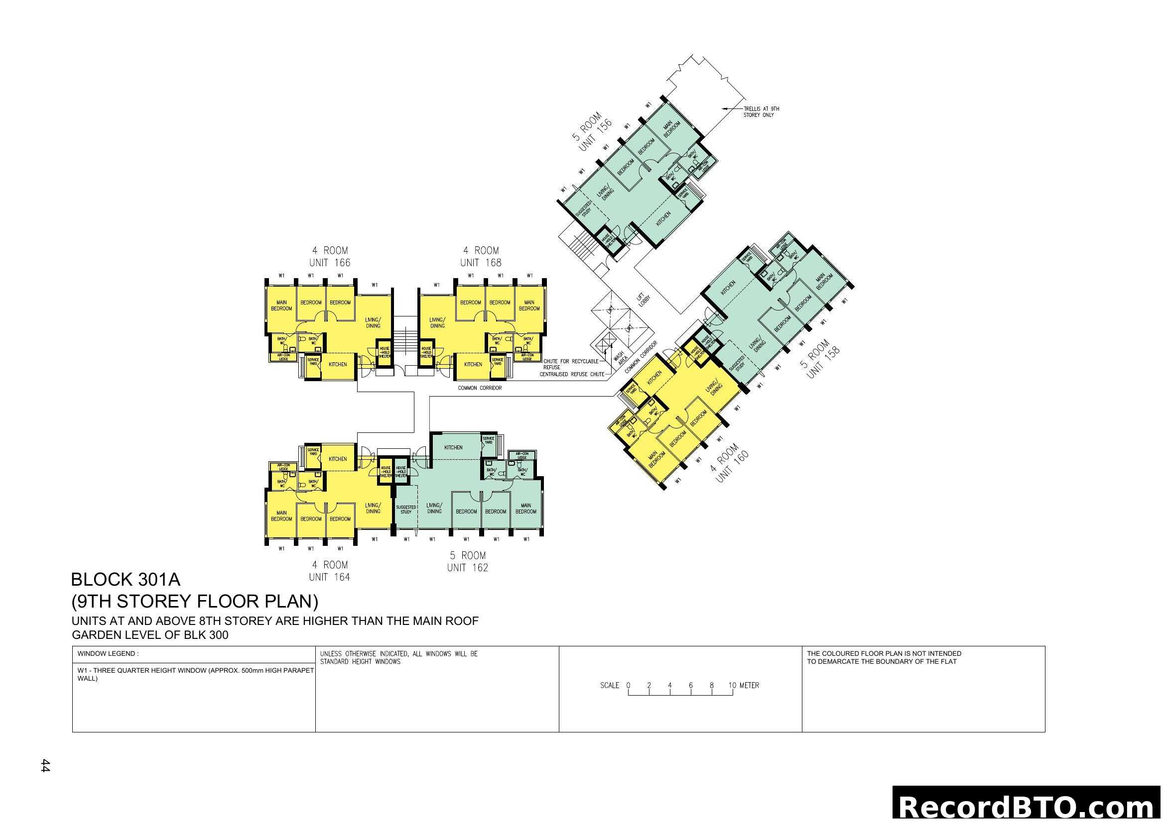 Block 301A (9th Storey Floor Plan)