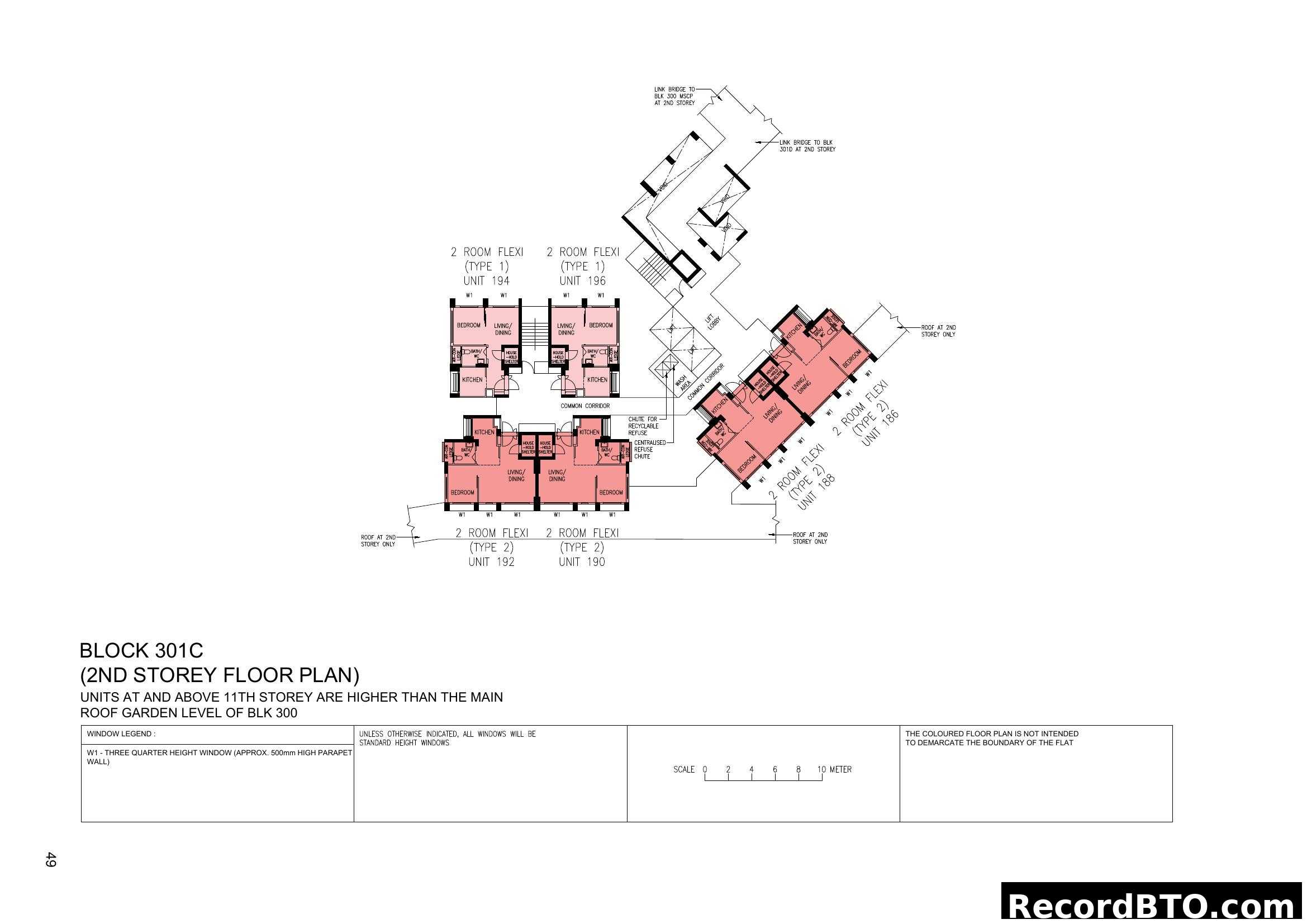 Block 301C - 2nd Storey Floor Plan
