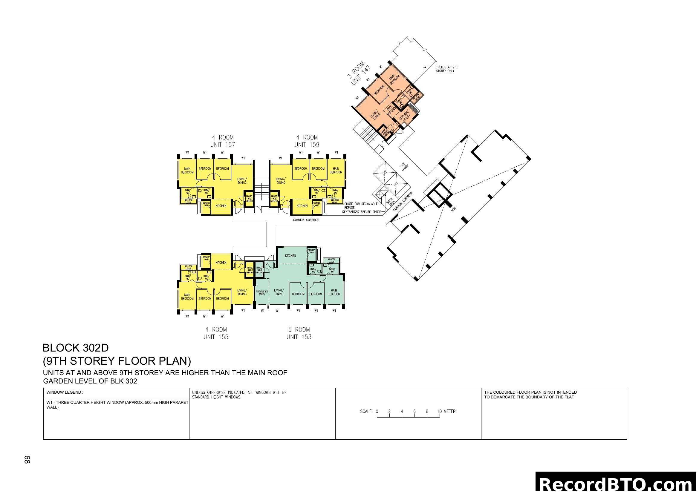 Block 302D (9th Storey Floor Plan)