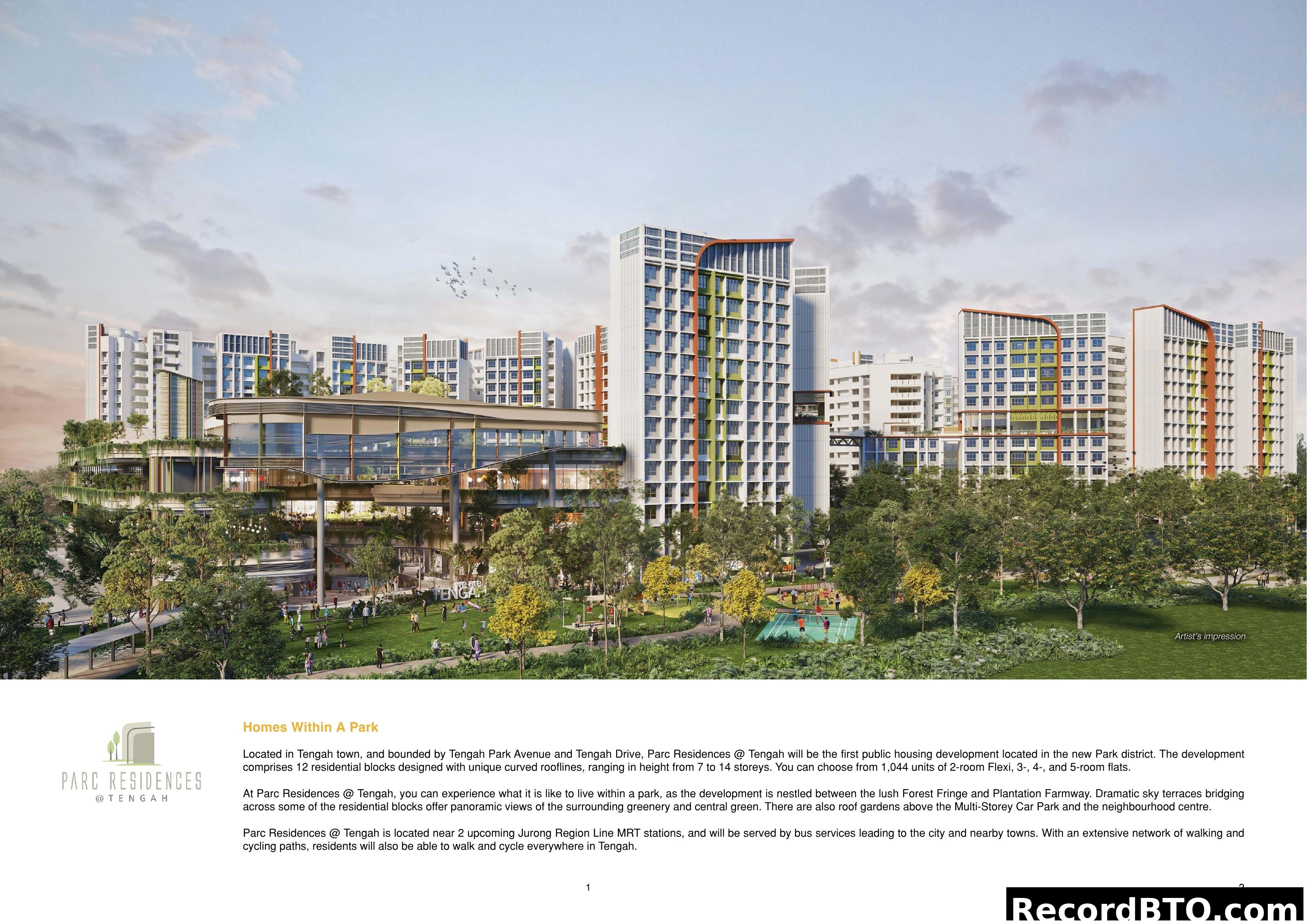 Parc Residences @ Tengah: Artist Impression