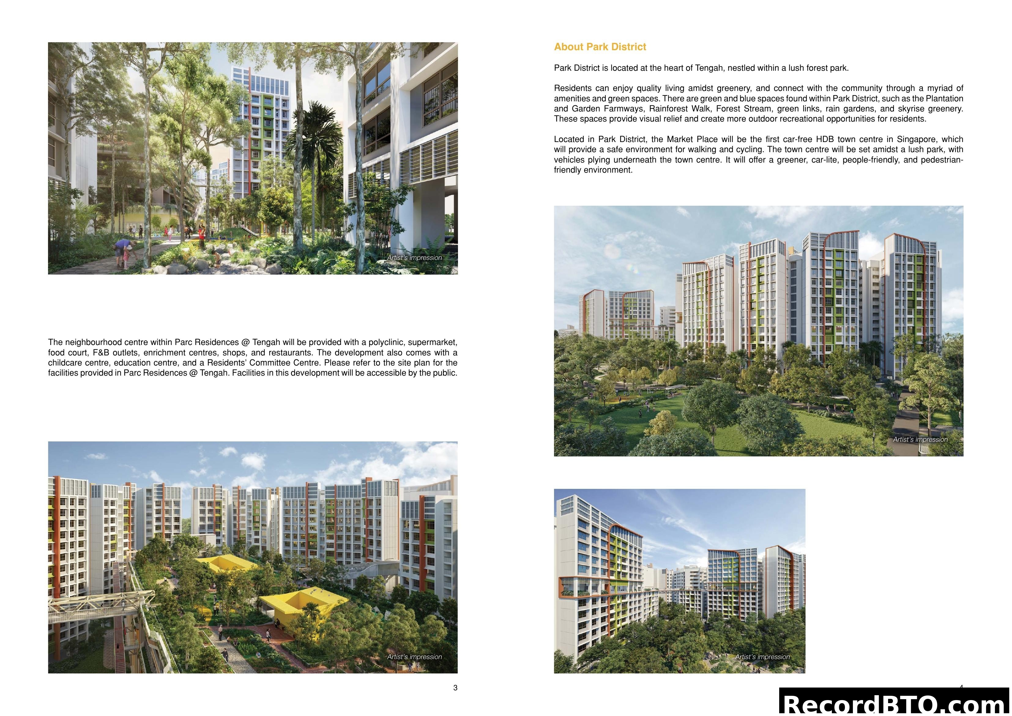 Tengah Park District Green Living & Amenities Overview