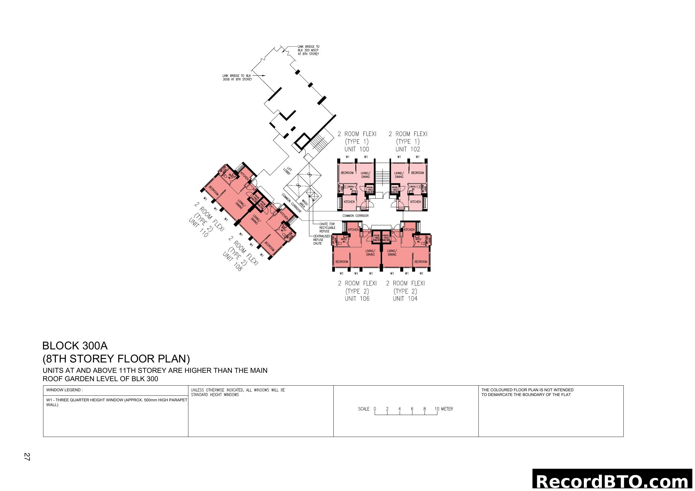 Block 300A 8th Storey Floor Plan