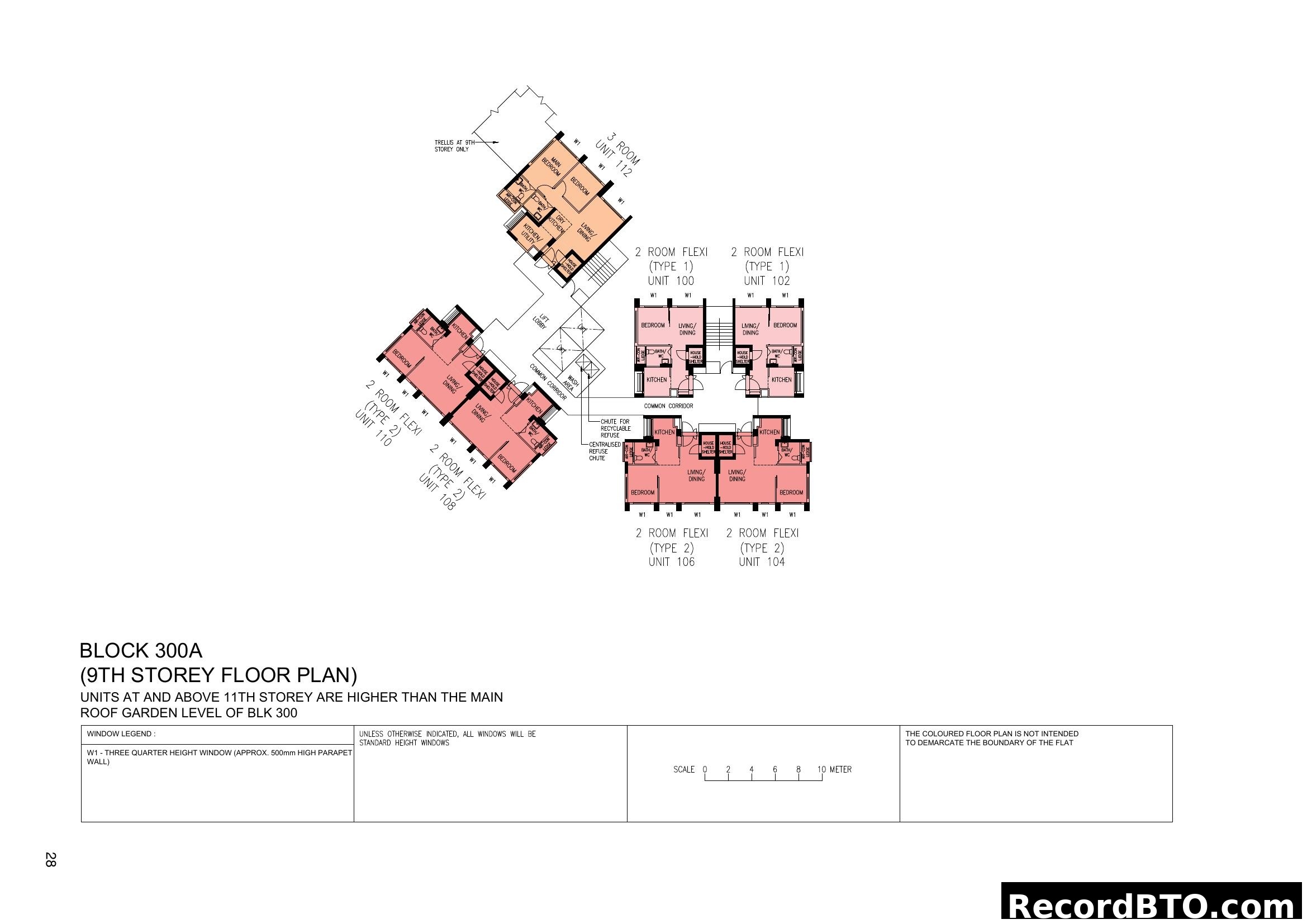 Block 300A (9th Storey Floor Plan)
