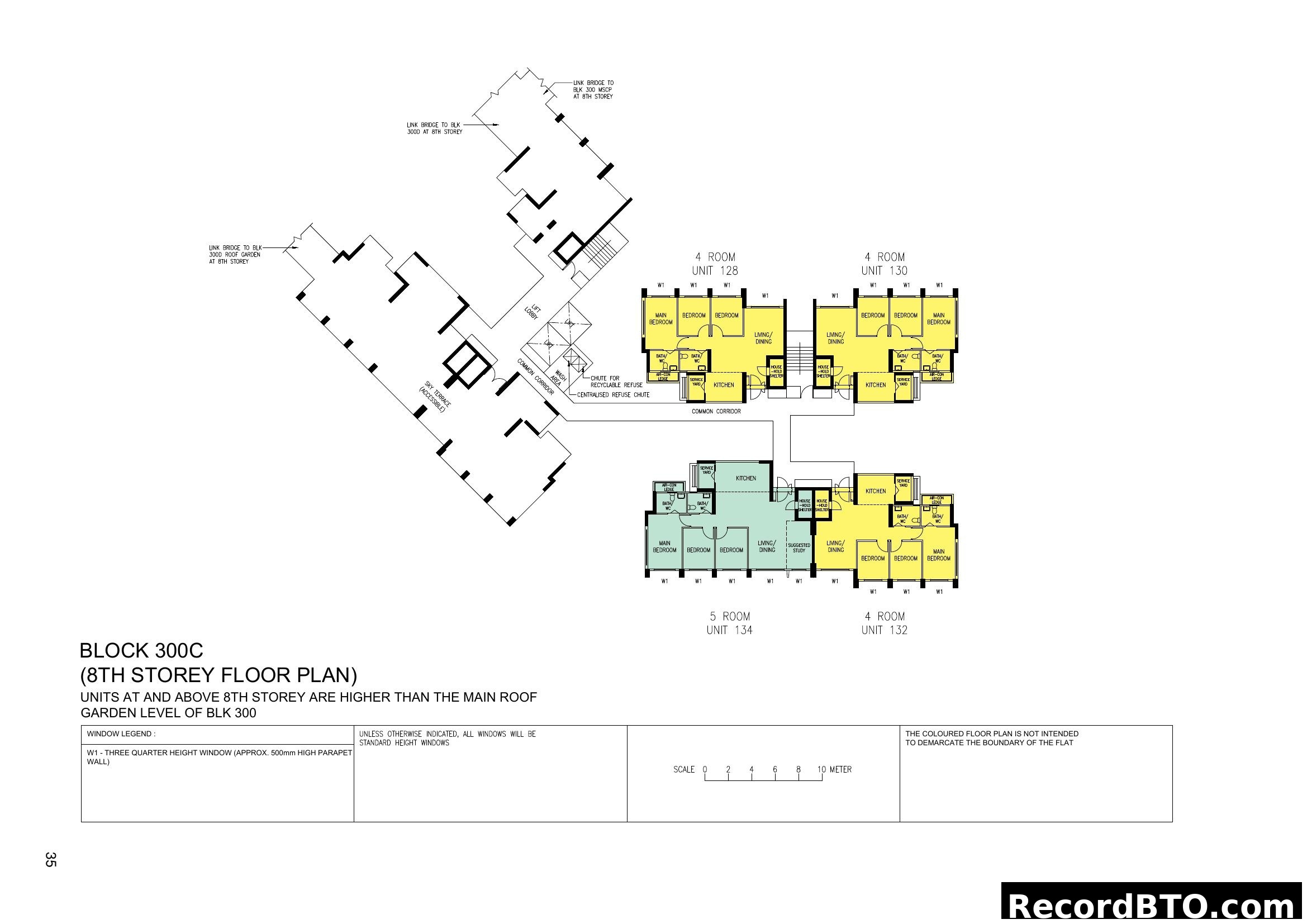 Block 300C 8th Storey Floor Plan