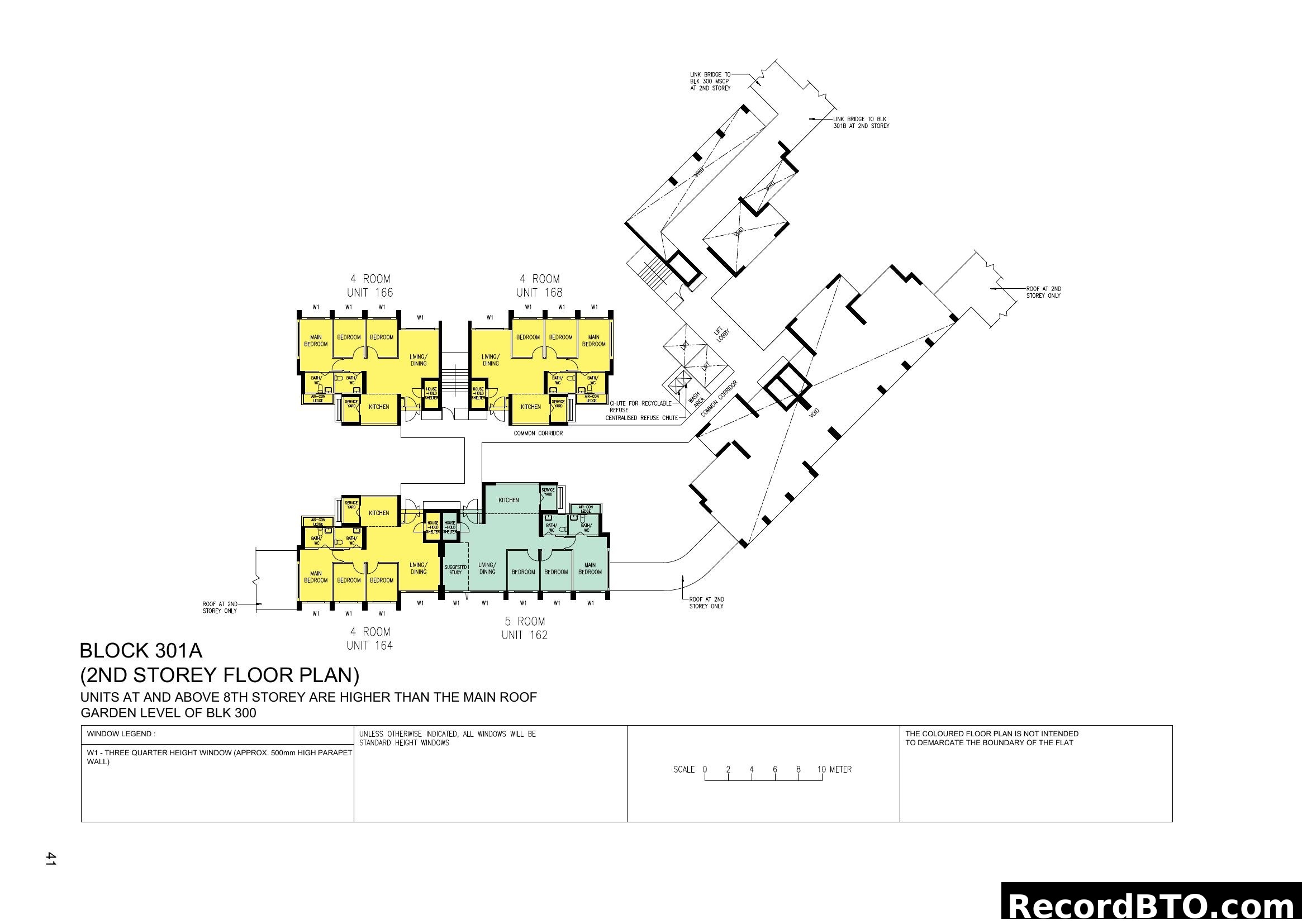 Block 301A 2nd Storey Floor Plan