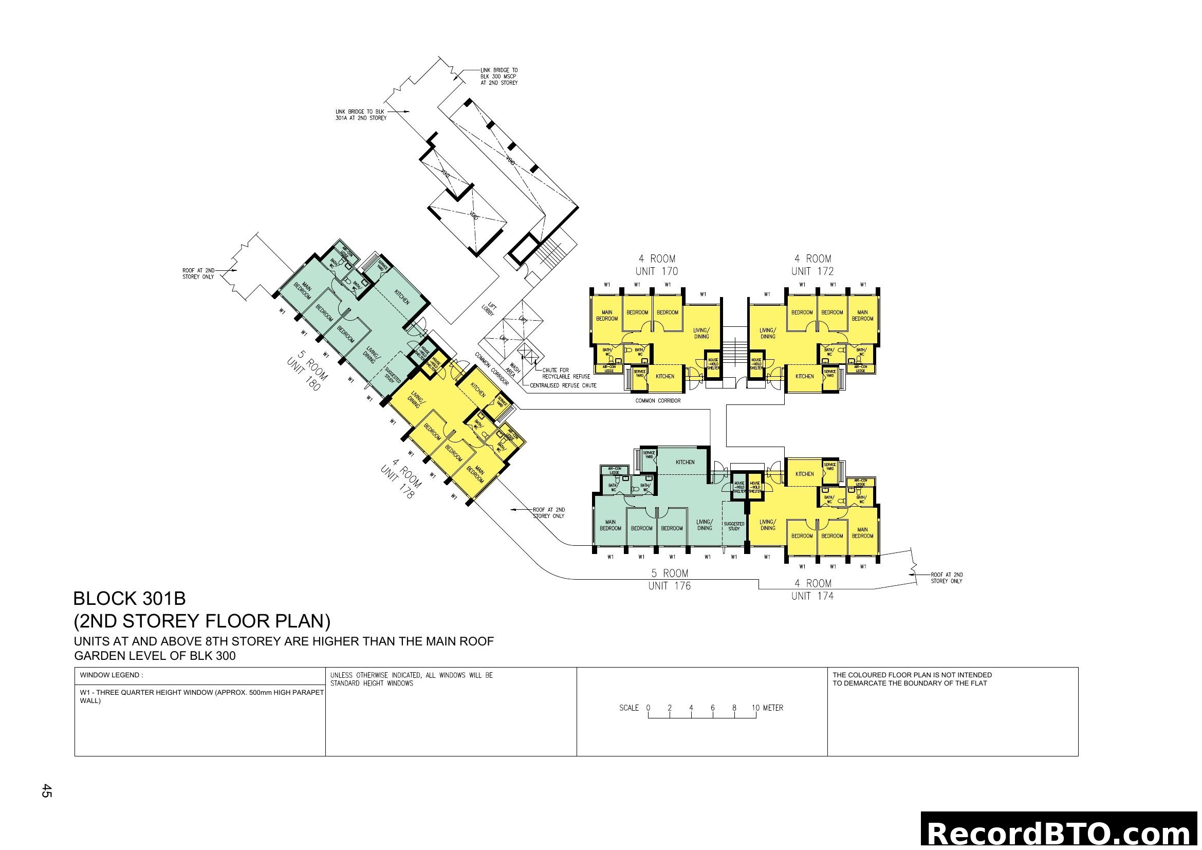 Block 301B - 2nd Storey Floor Plan