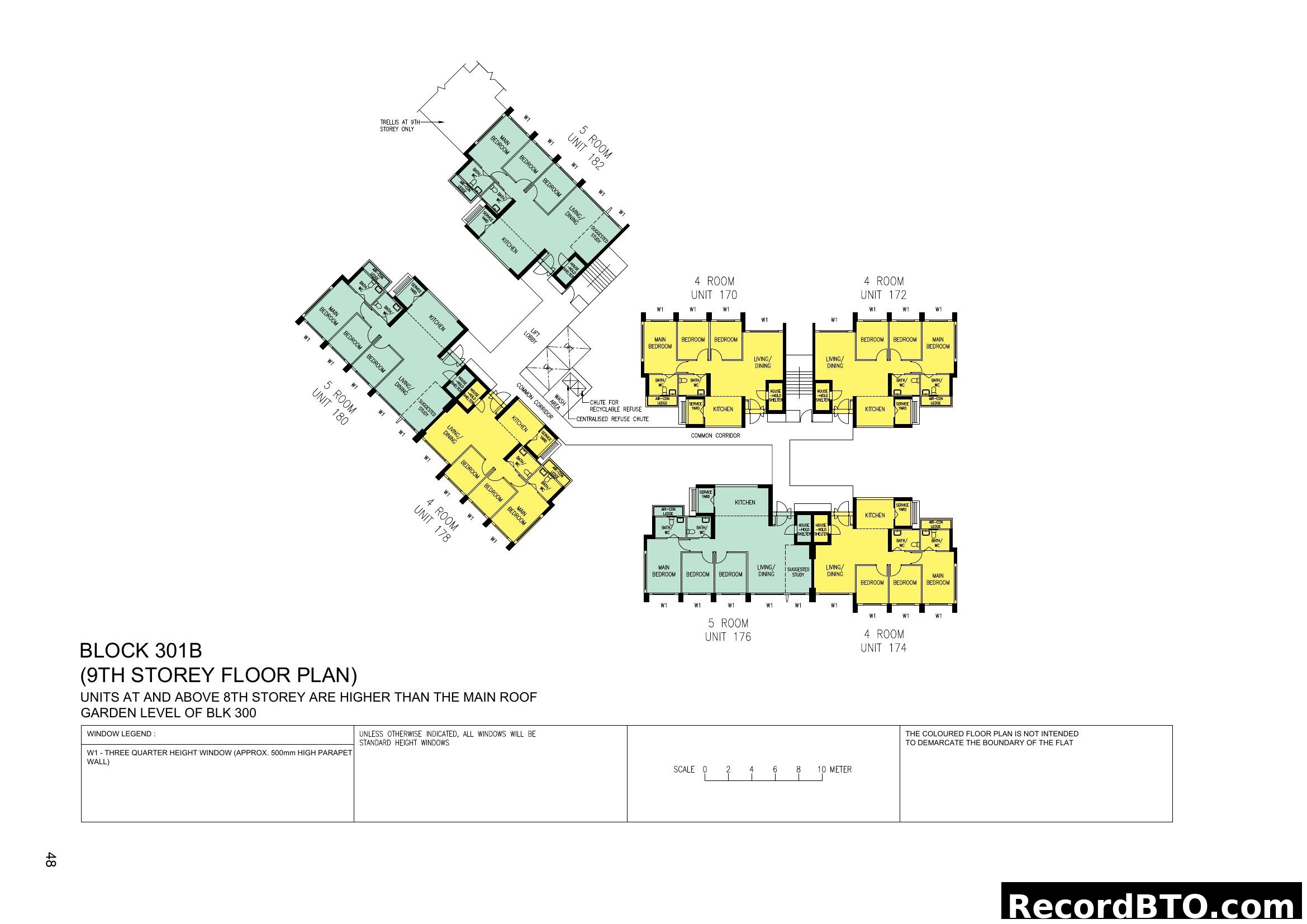 Block 301B - 9th Storey Floor Plan