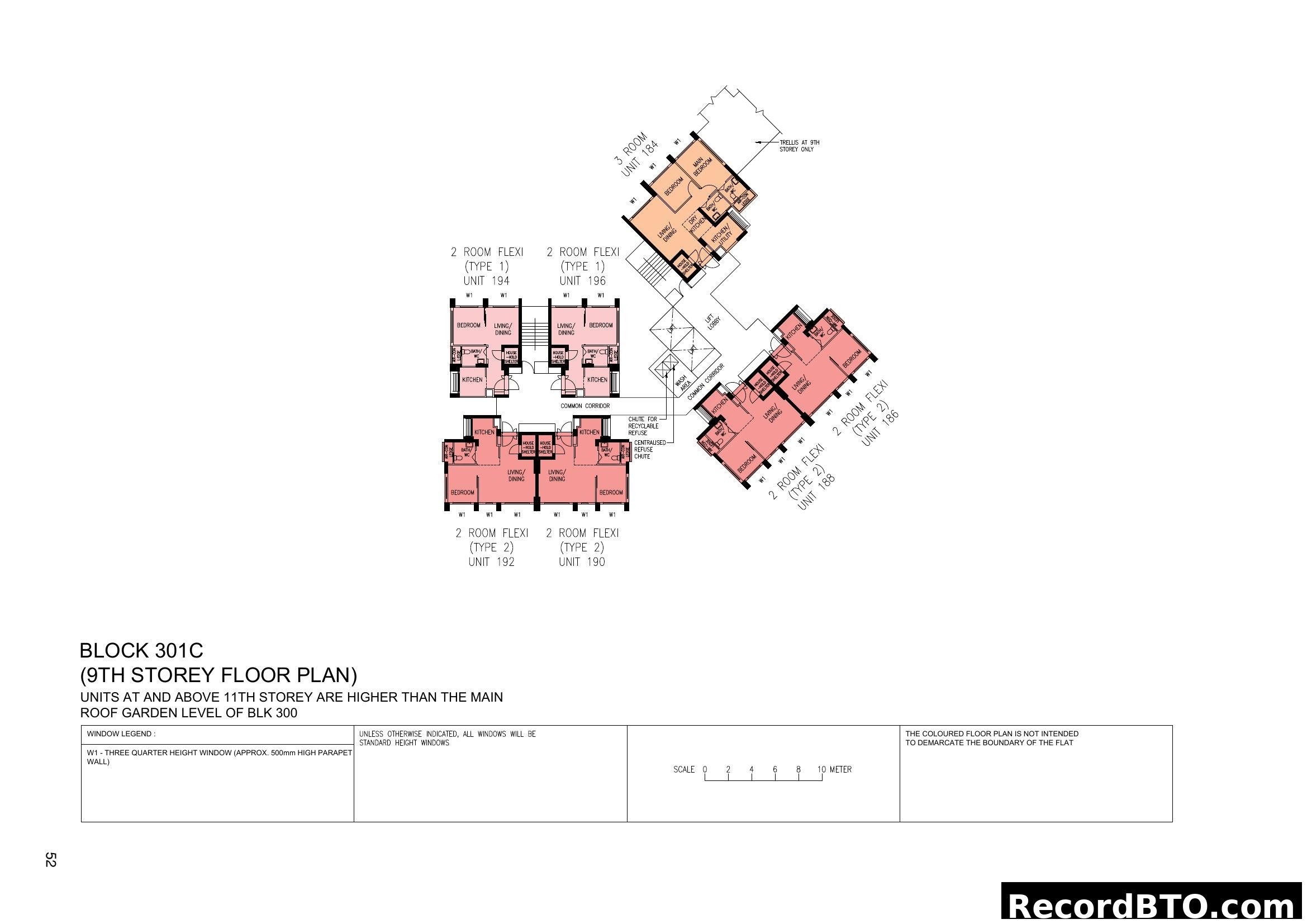 Block 301C - 9th Storey Floor Plan