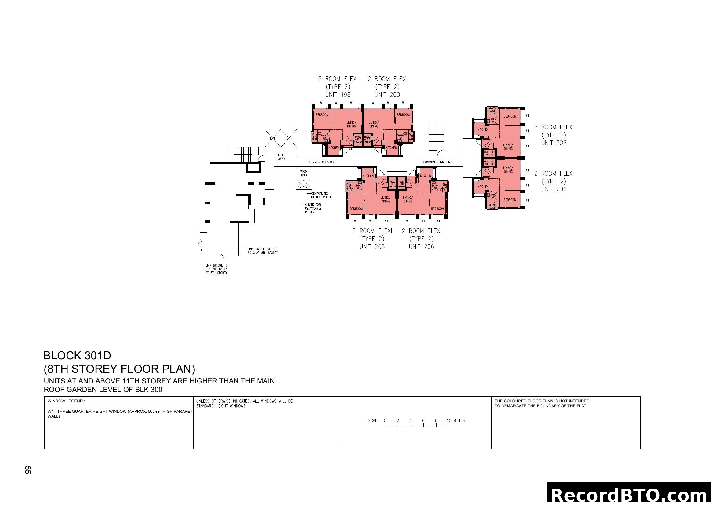 Block 301D 8th Storey Floor Plan