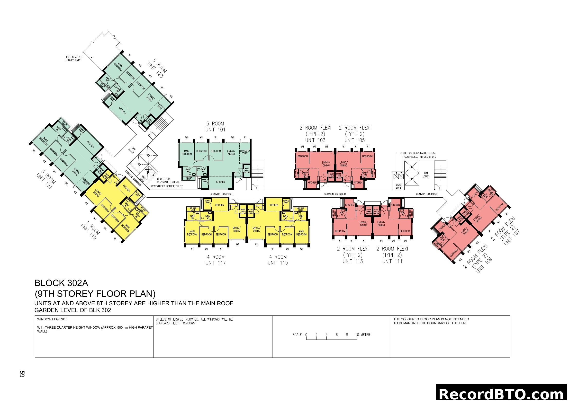 Block 302A (9th Storey Floor Plan)