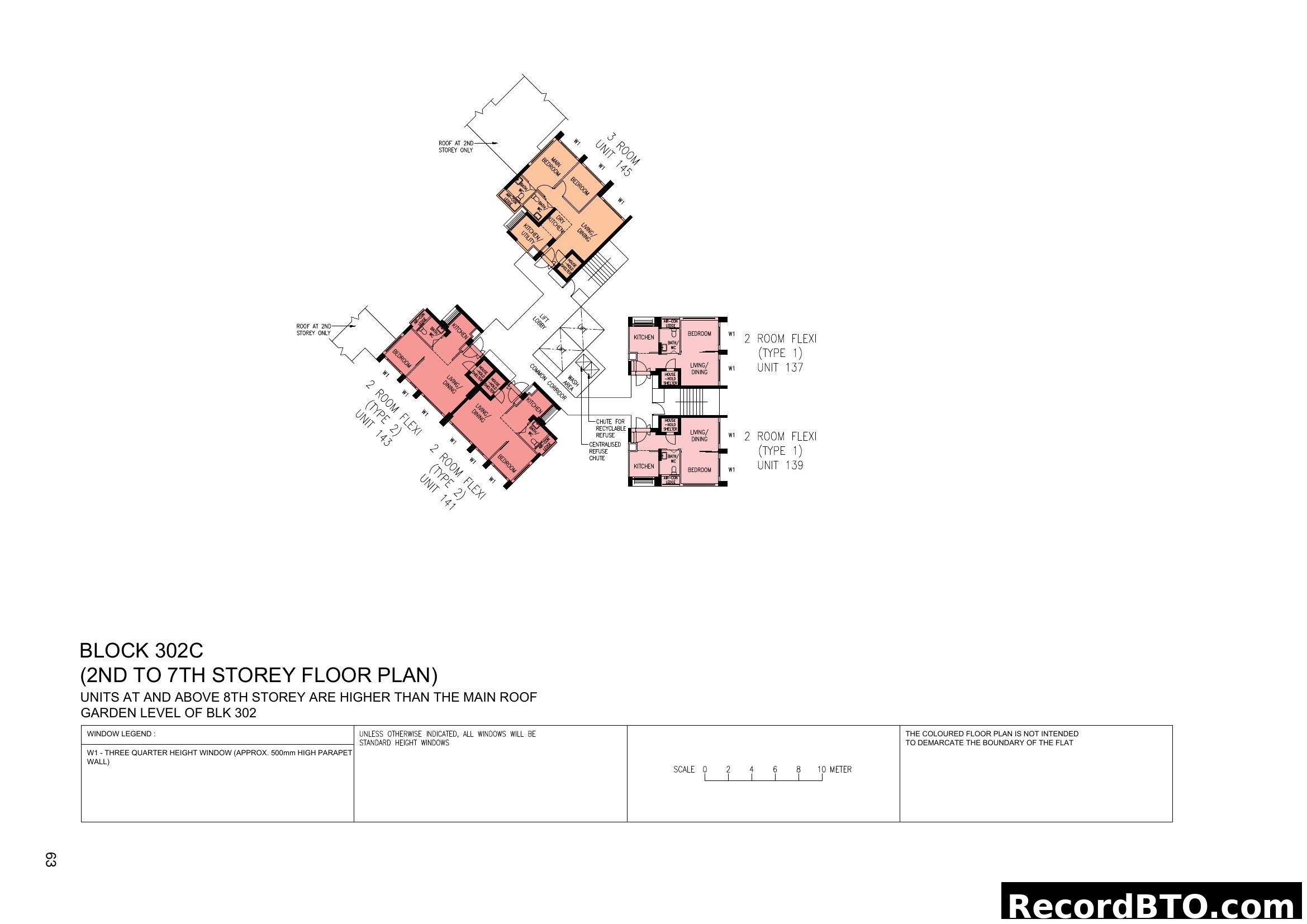 Block 302C (2nd-7th Storey) Floor Plan