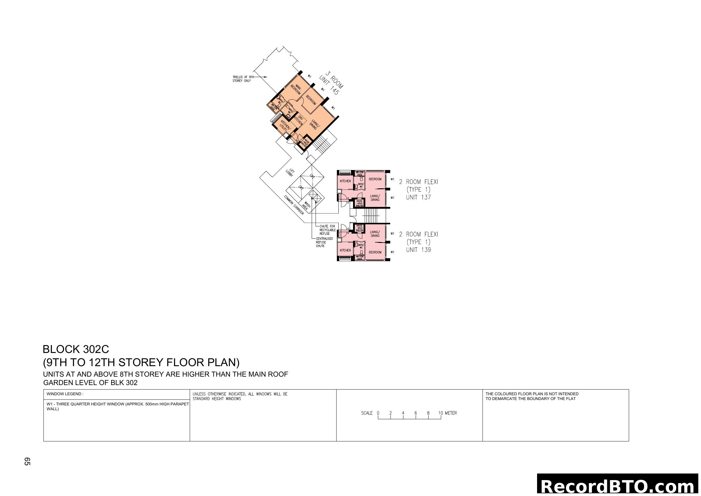 Block 302C Floor Plan (9th-12th Storey)