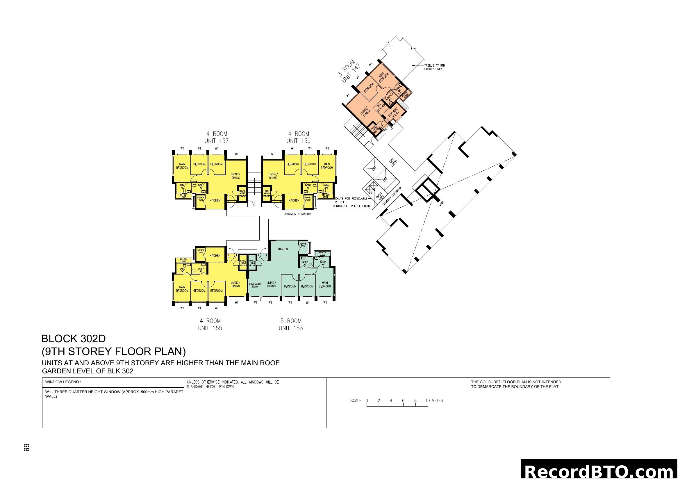 Block 302D (9th Storey Floor Plan)